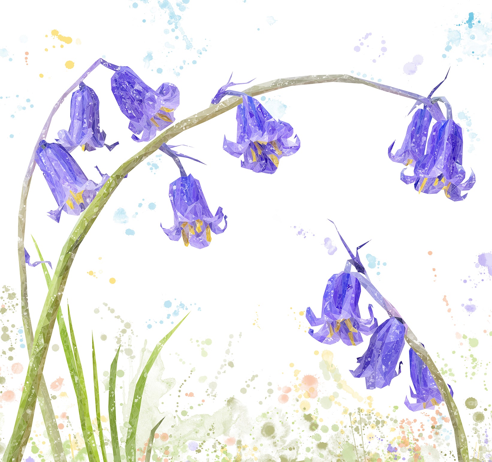 Custom Listing for AP Bluebells - 785mm wide x 740mm high - ADH
