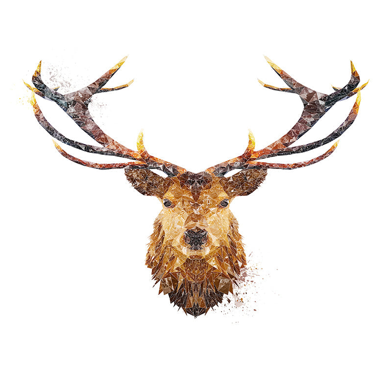"The Stag" Premium Glass Coasters