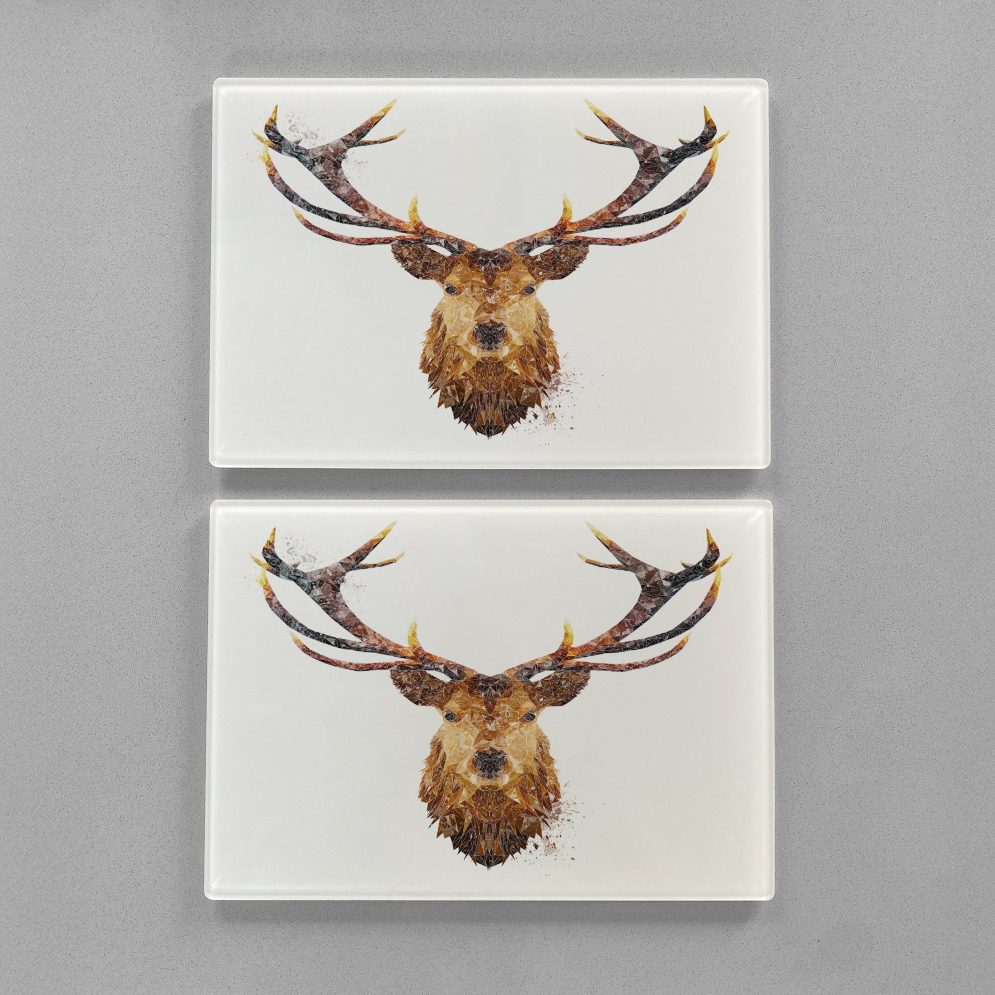 "The Stag" Premium Glass Placemat