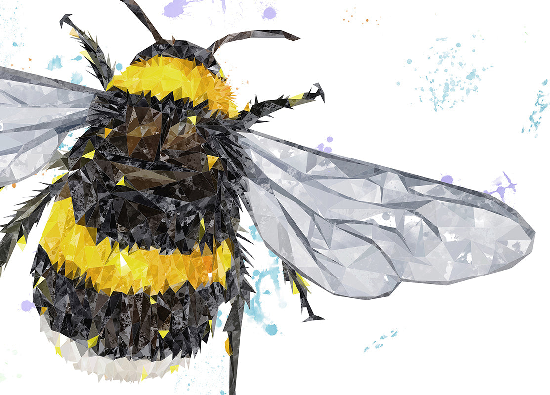 "The Bee" Premium Glass Placemat