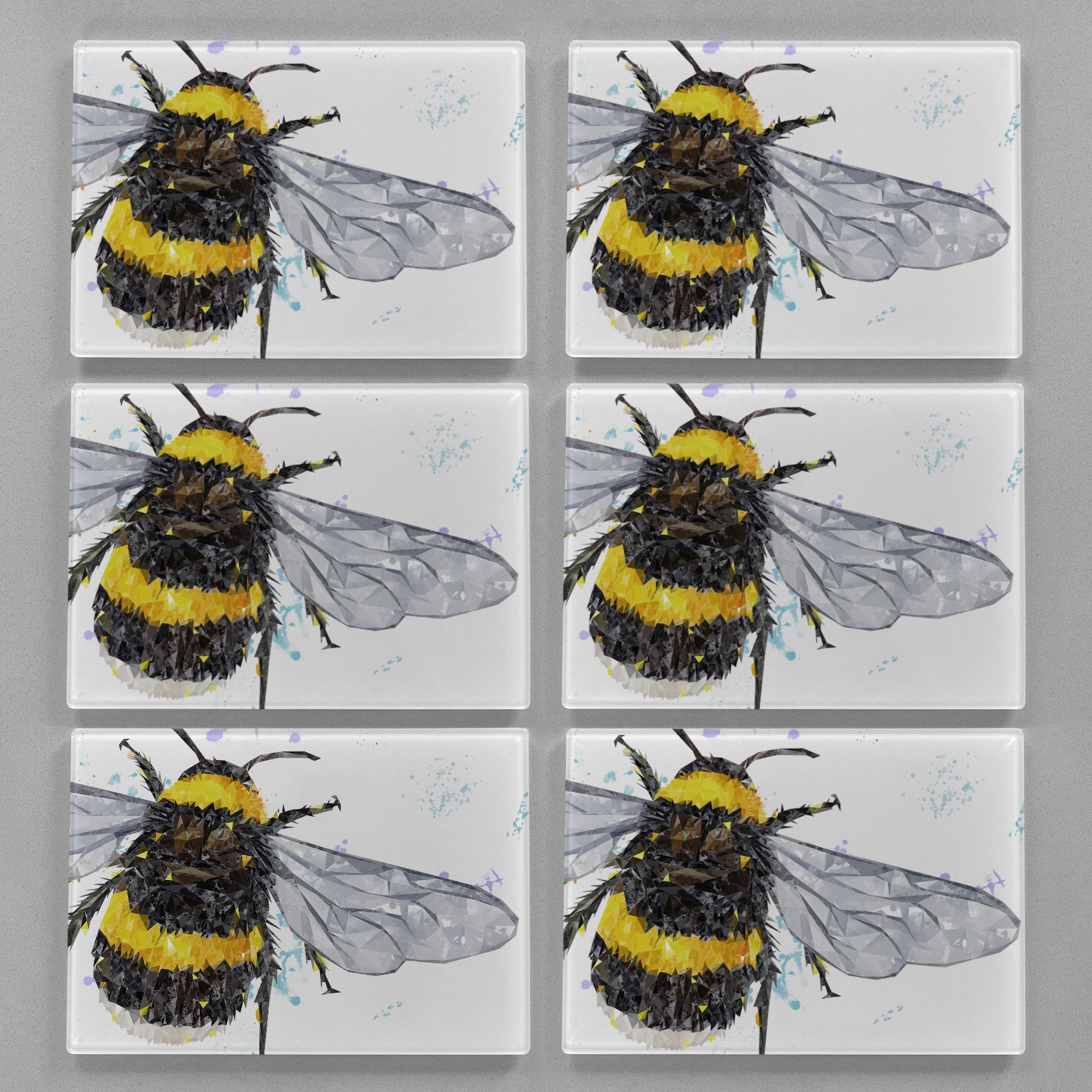 "The Bee" Premium Glass Placemat