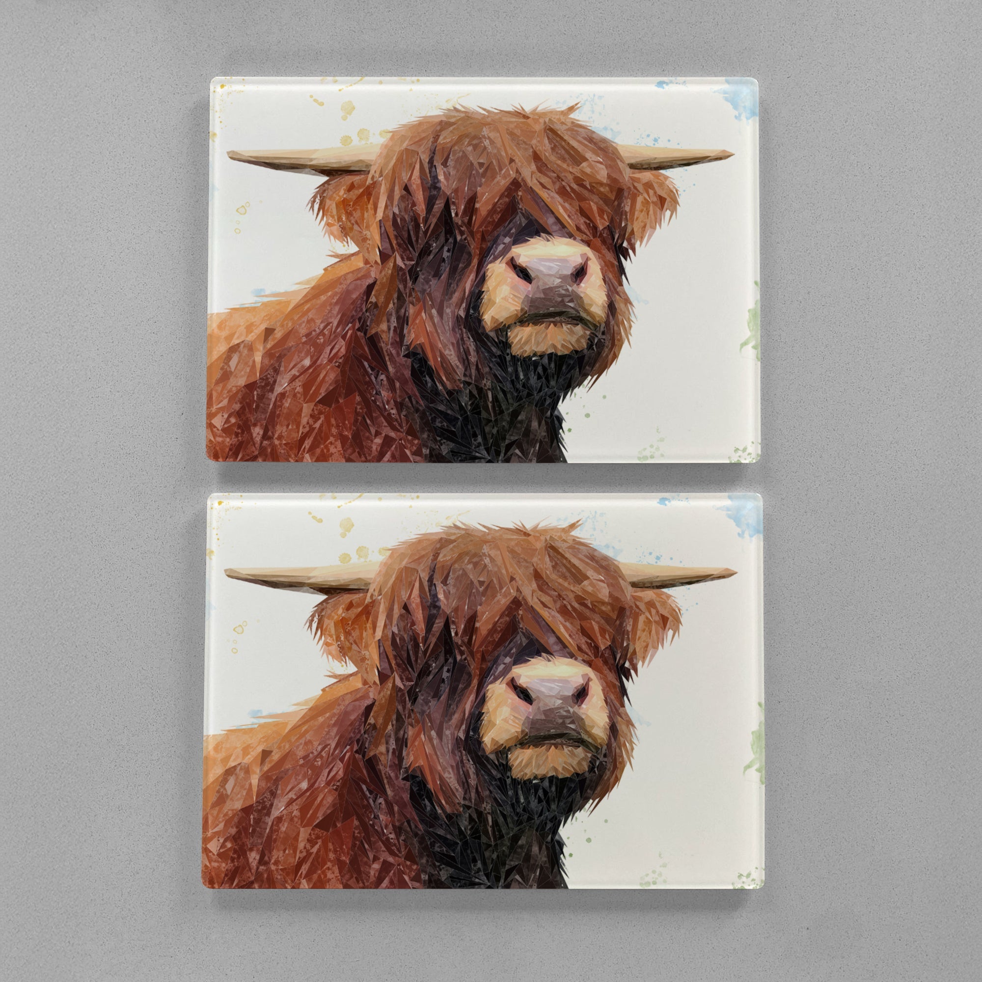 "Henry" The Highland Bull Premium Glass Placemat