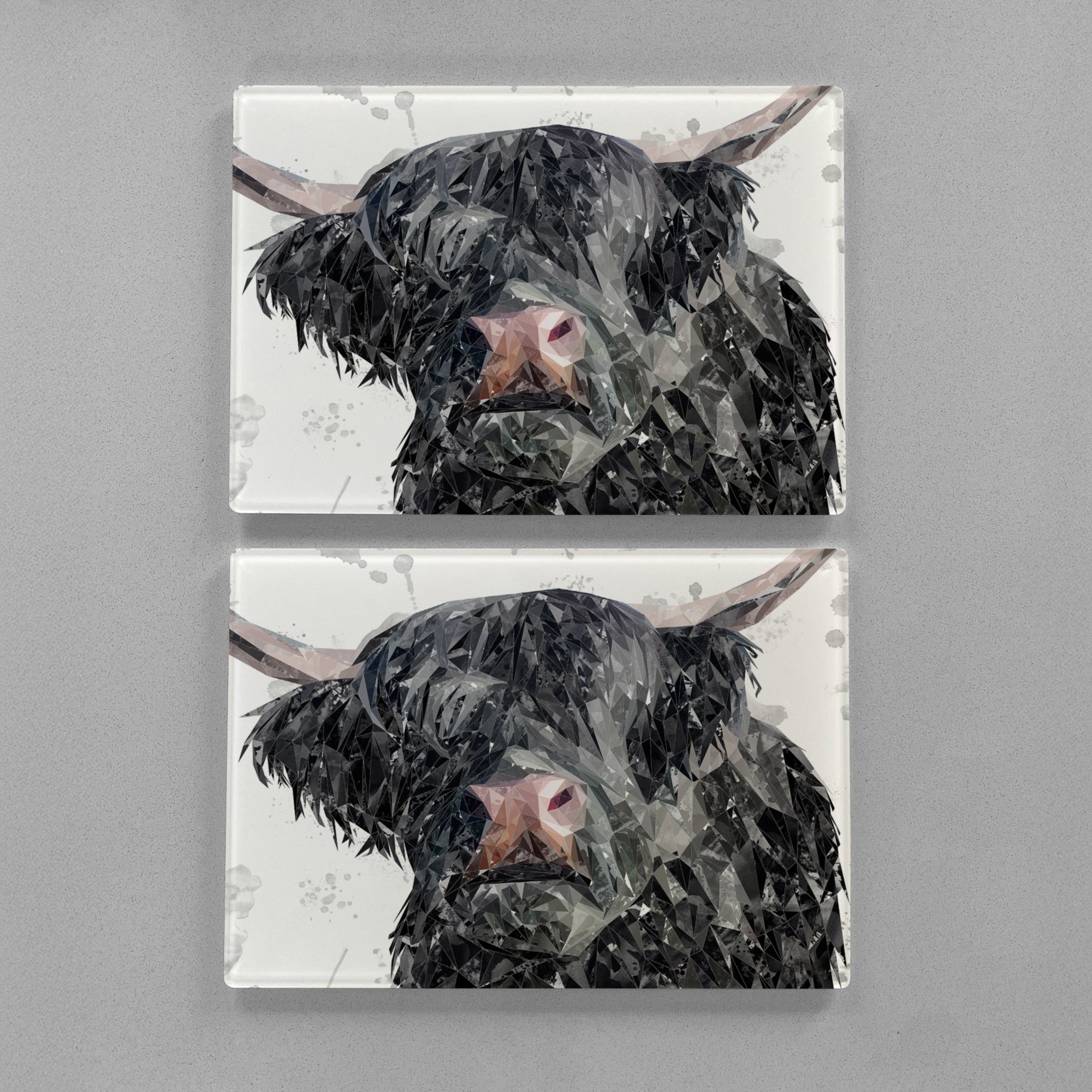 "Bruce" The Highland Bull Premium Glass Placemat