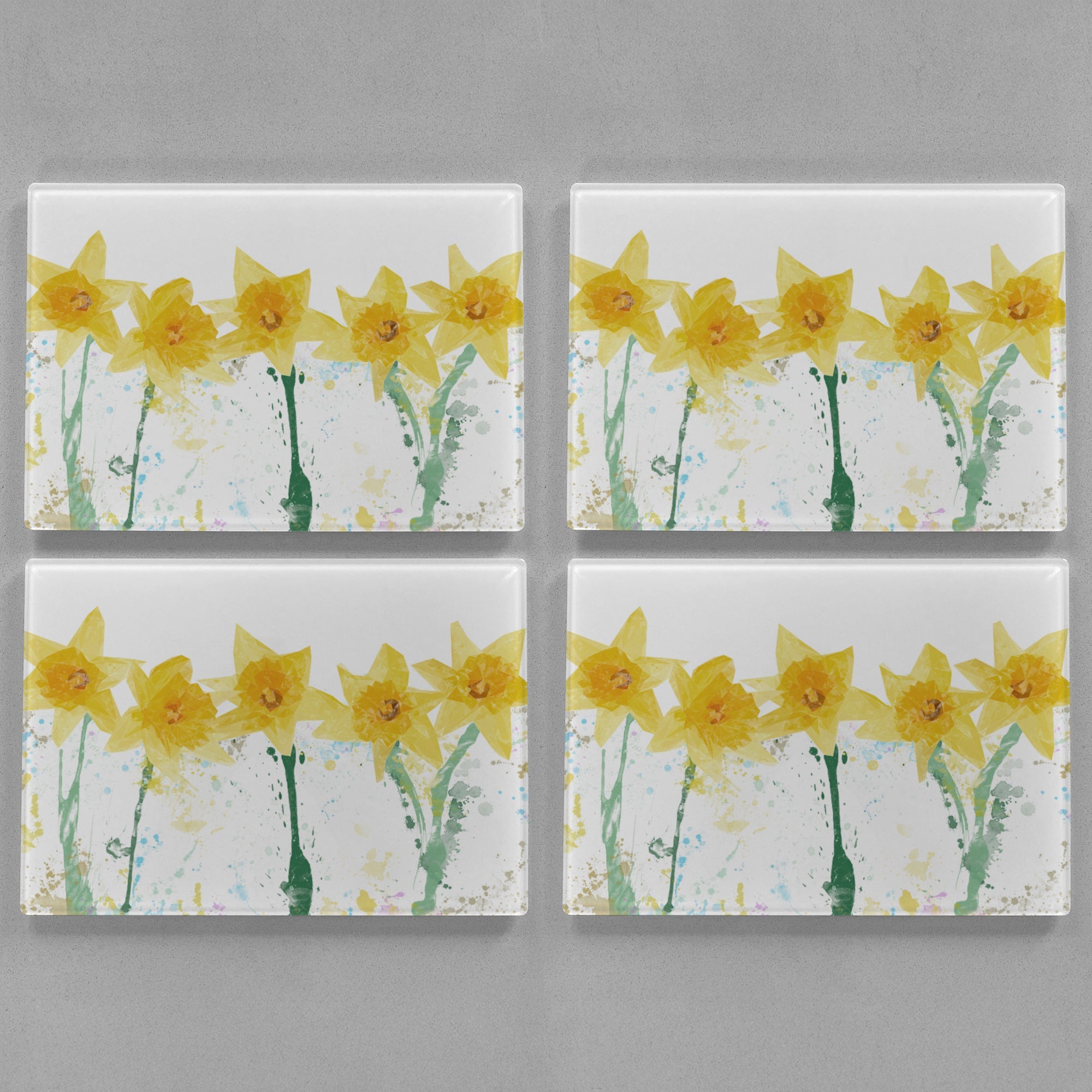 "The Daffodils" Premium Glass Placemat