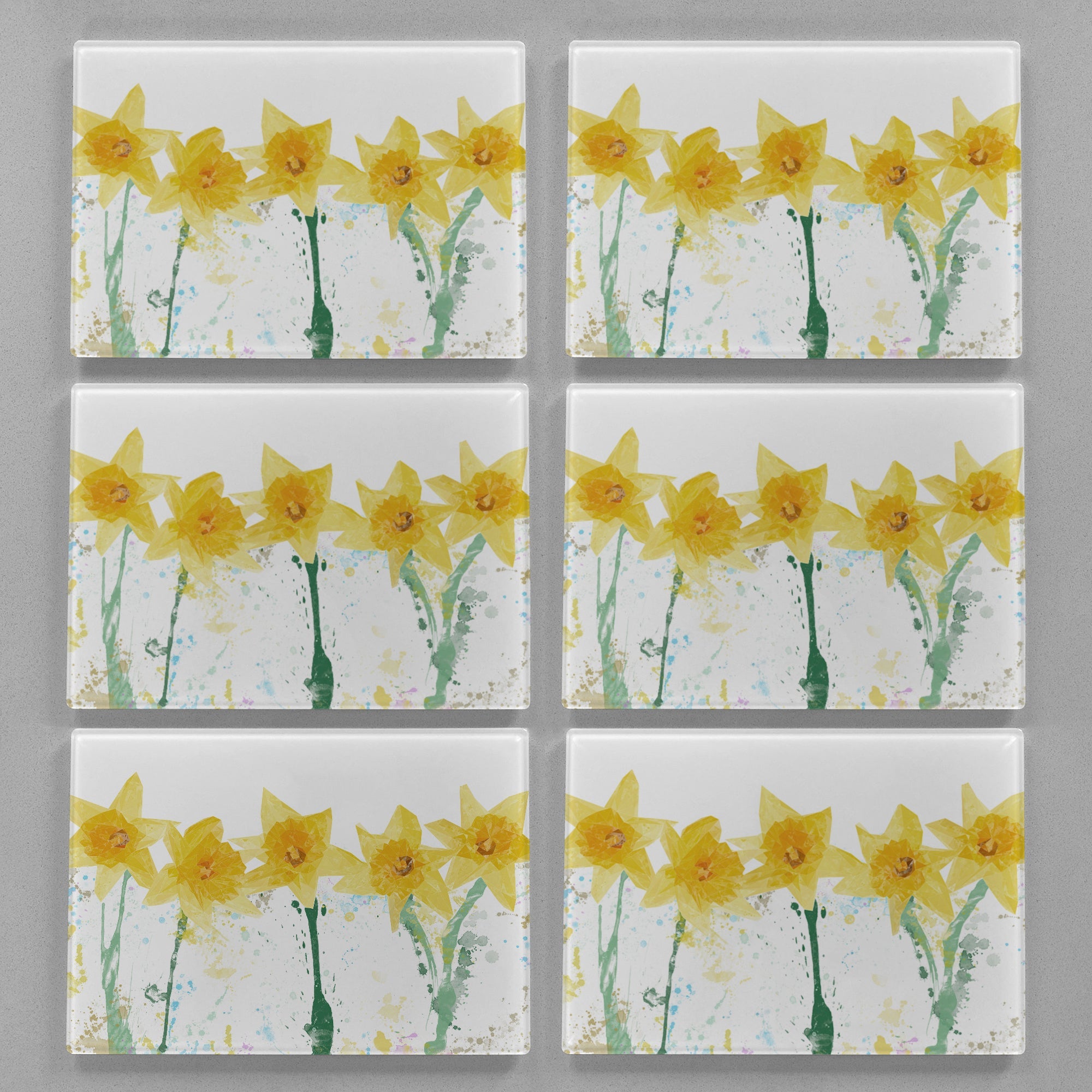 "The Daffodils" Premium Glass Placemat