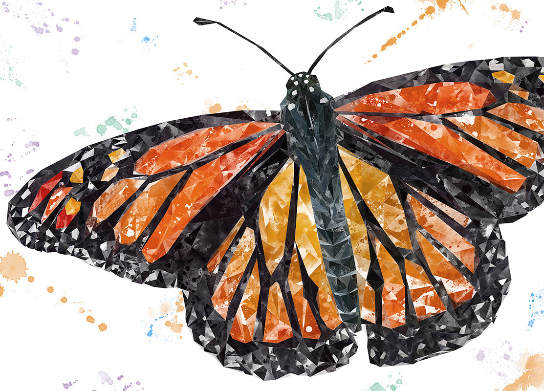 "The Butterfly" Premium Glass Placemat