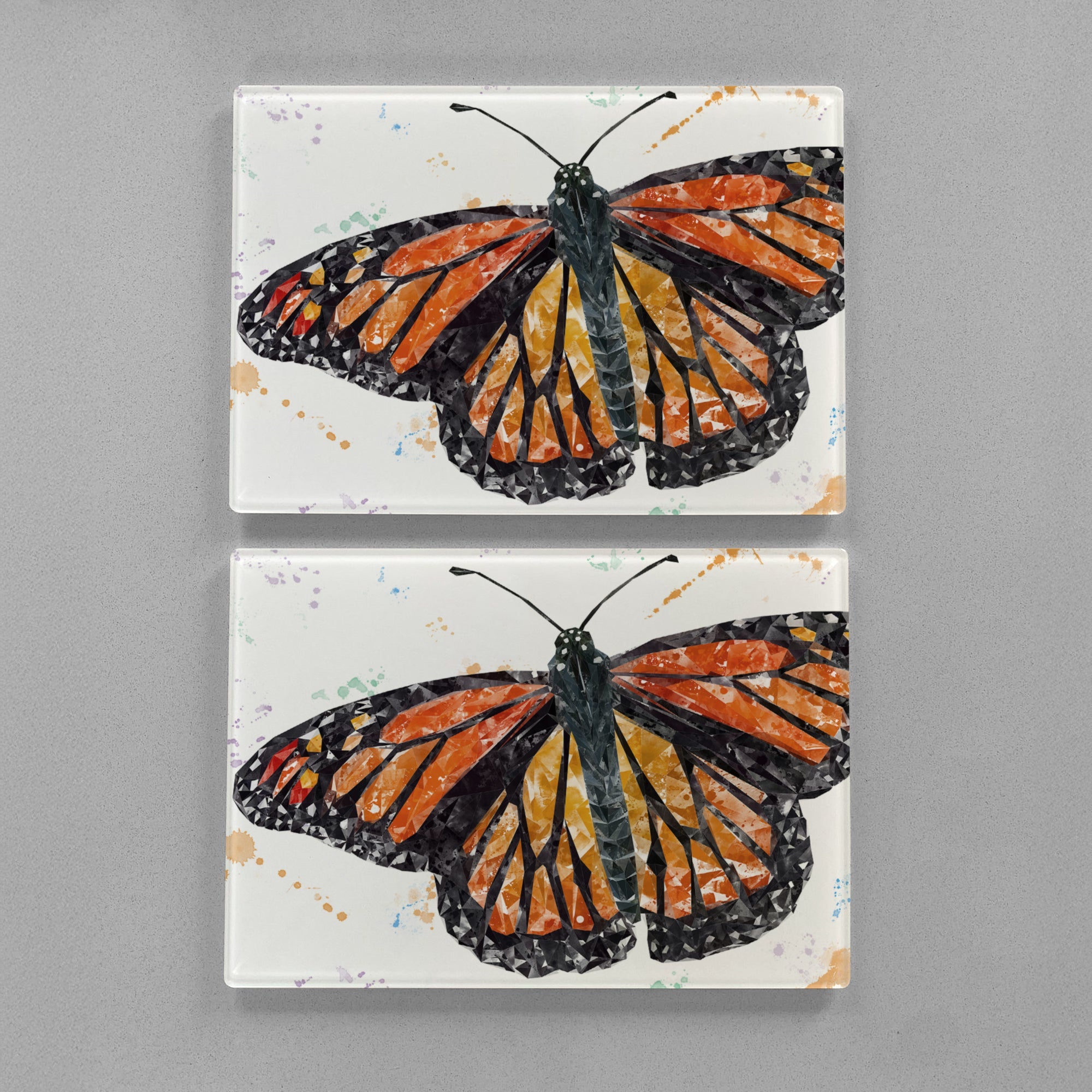 "The Butterfly" Premium Glass Placemat