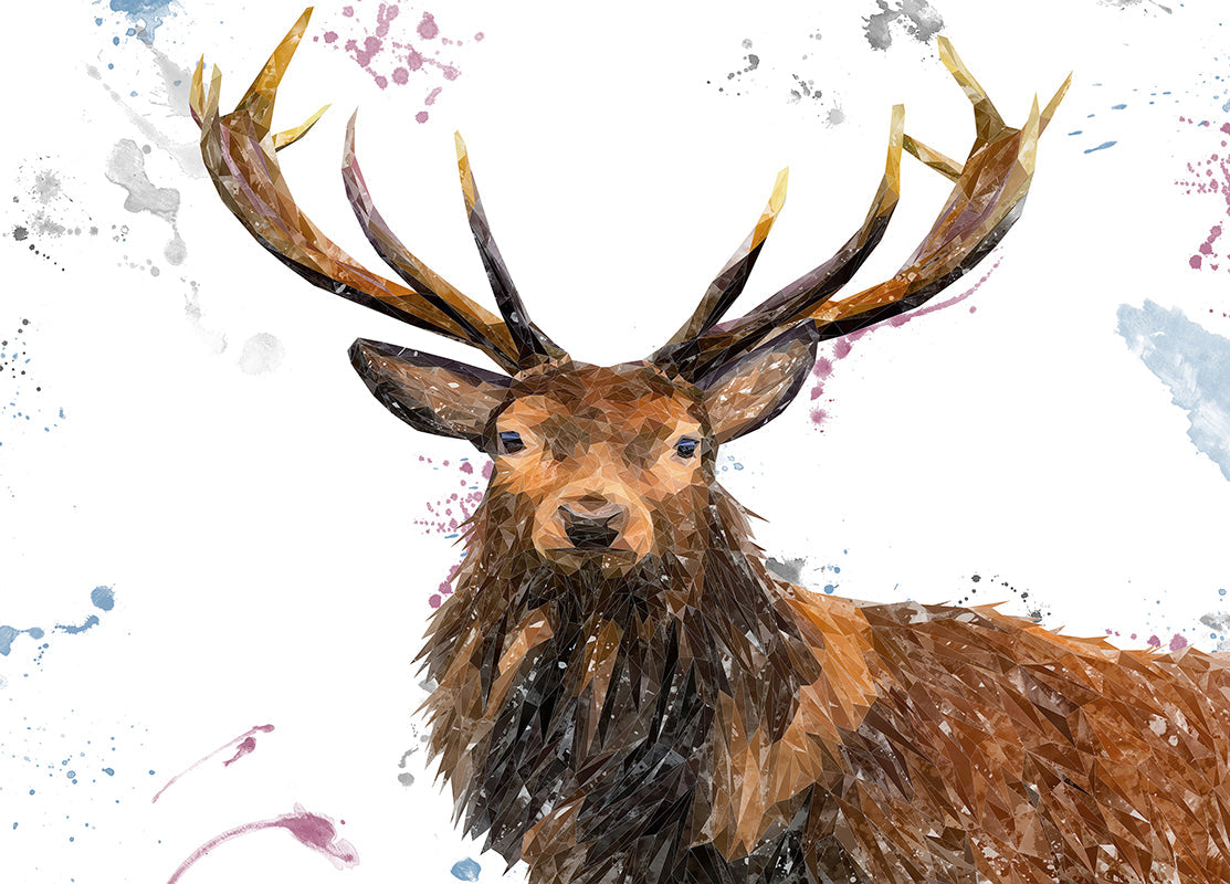 "Rory" The Stag Premium Glass Placemat