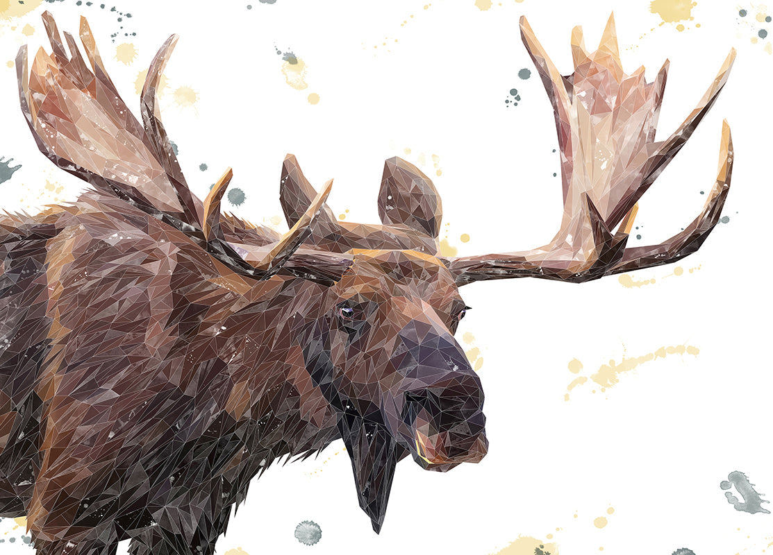 "Maurice" The Moose Premium Glass Placemat