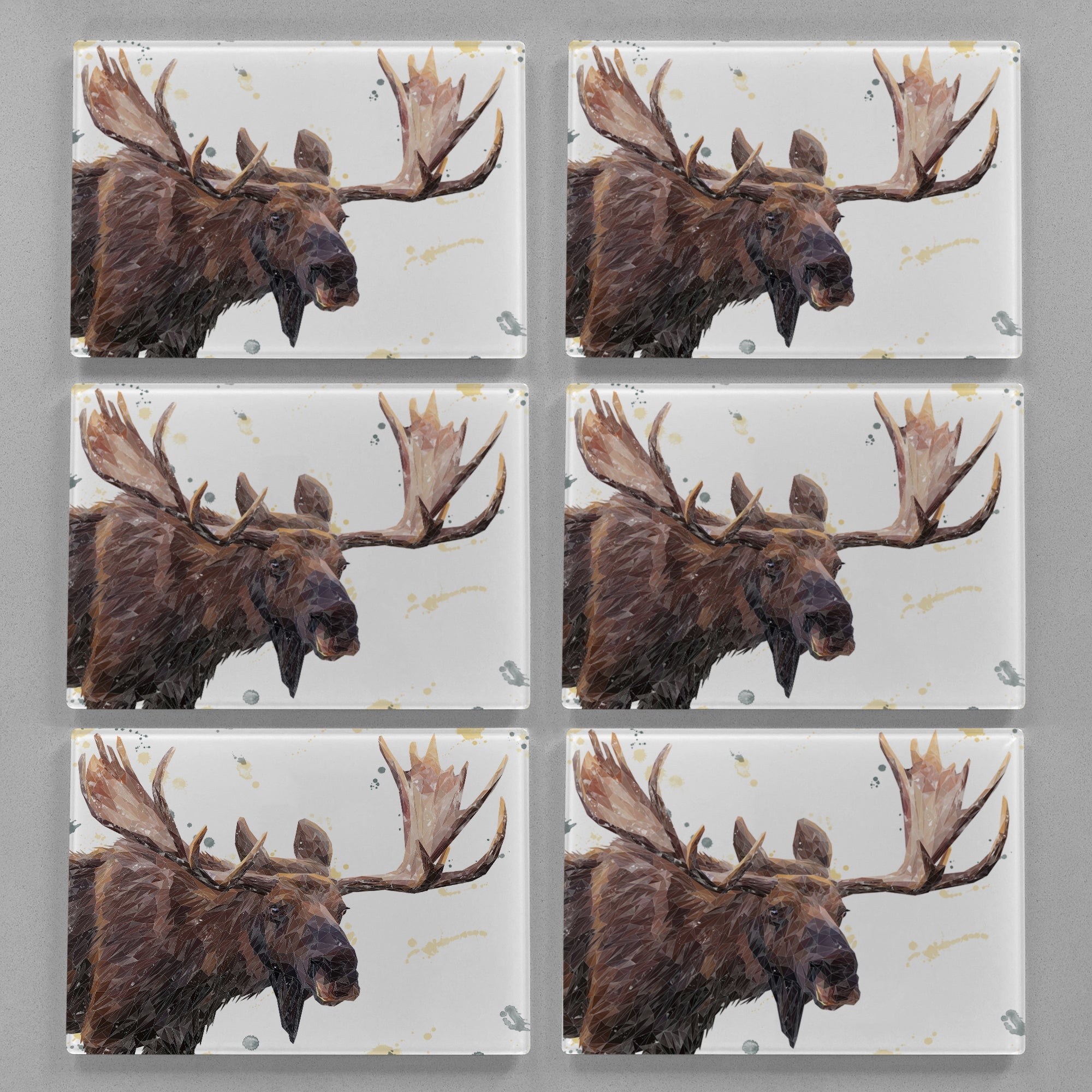 "Maurice" The Moose Premium Glass Placemat