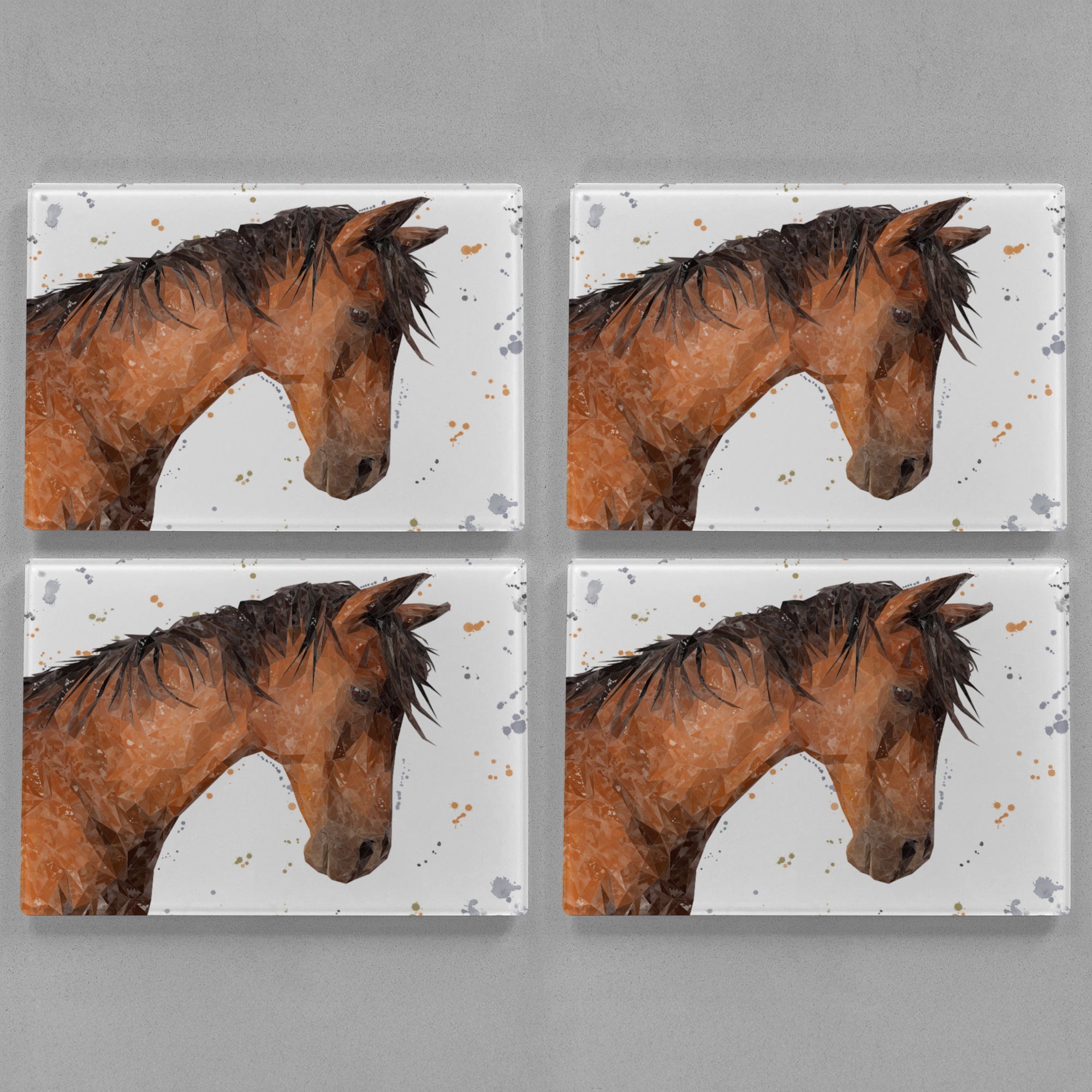 "Duke" Premium Glass Placemat