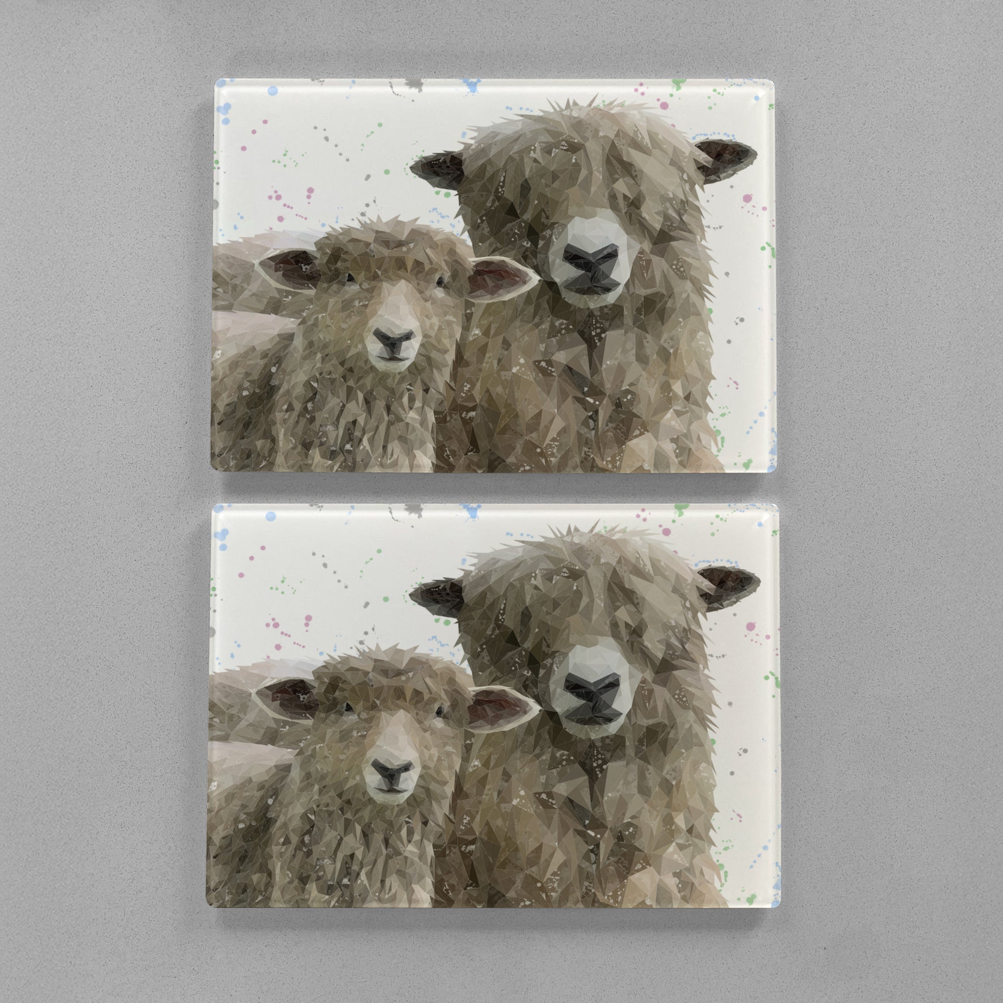 "Lily & Lottie" Premium Glass Placemat
