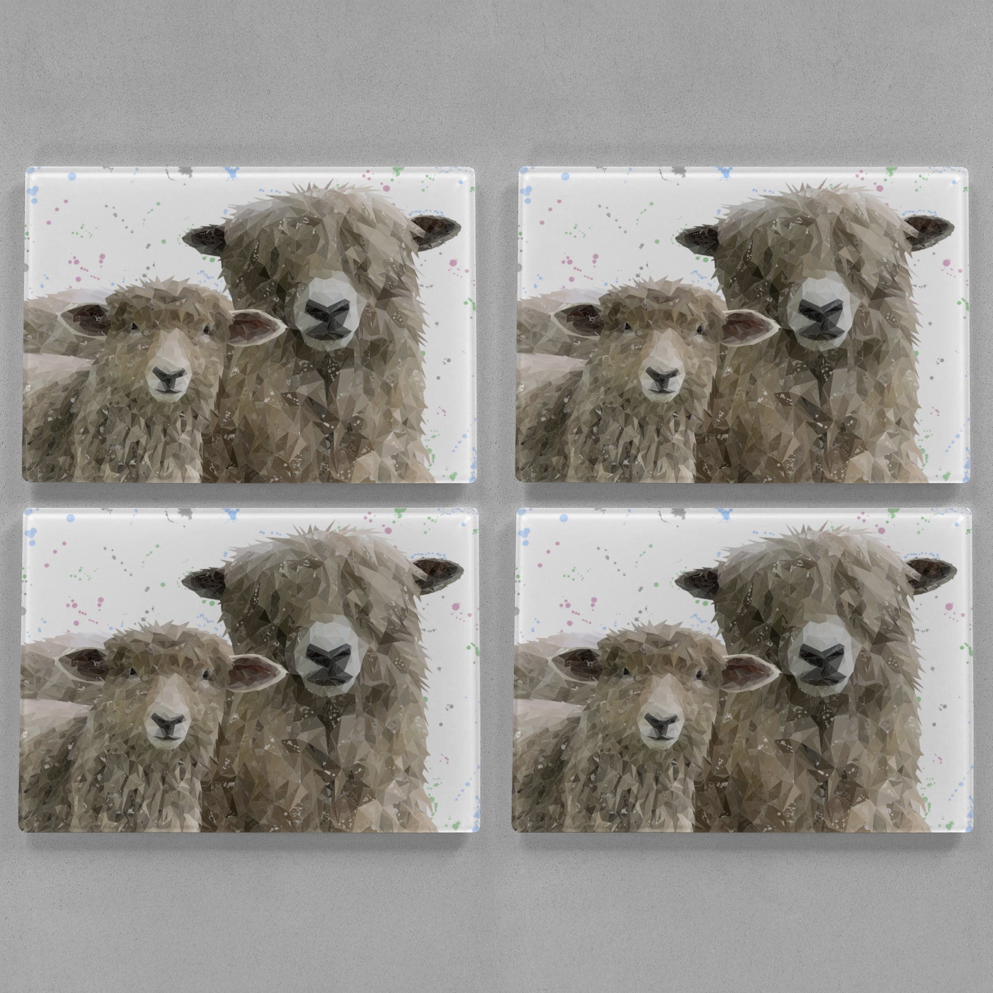 "Lily & Lottie" Premium Glass Placemat