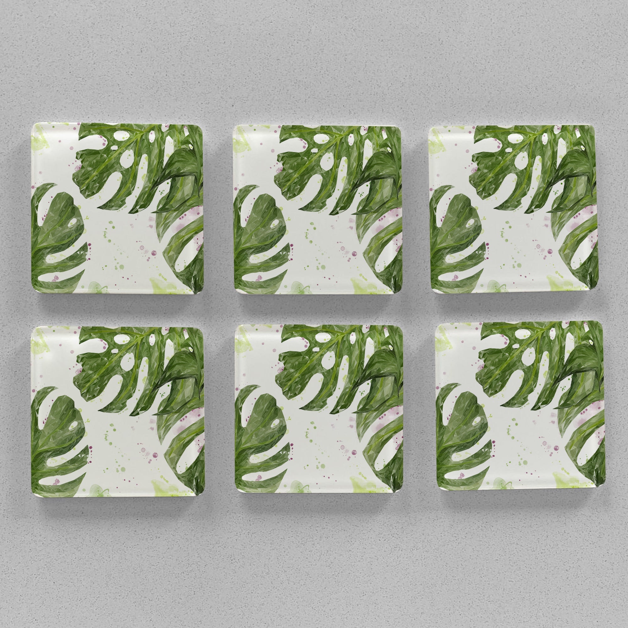 "Tranquility" Premium Glass Coasters