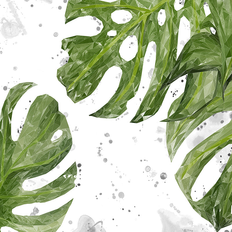 "Tranquility" Background Splashes Premium Glass Coasters