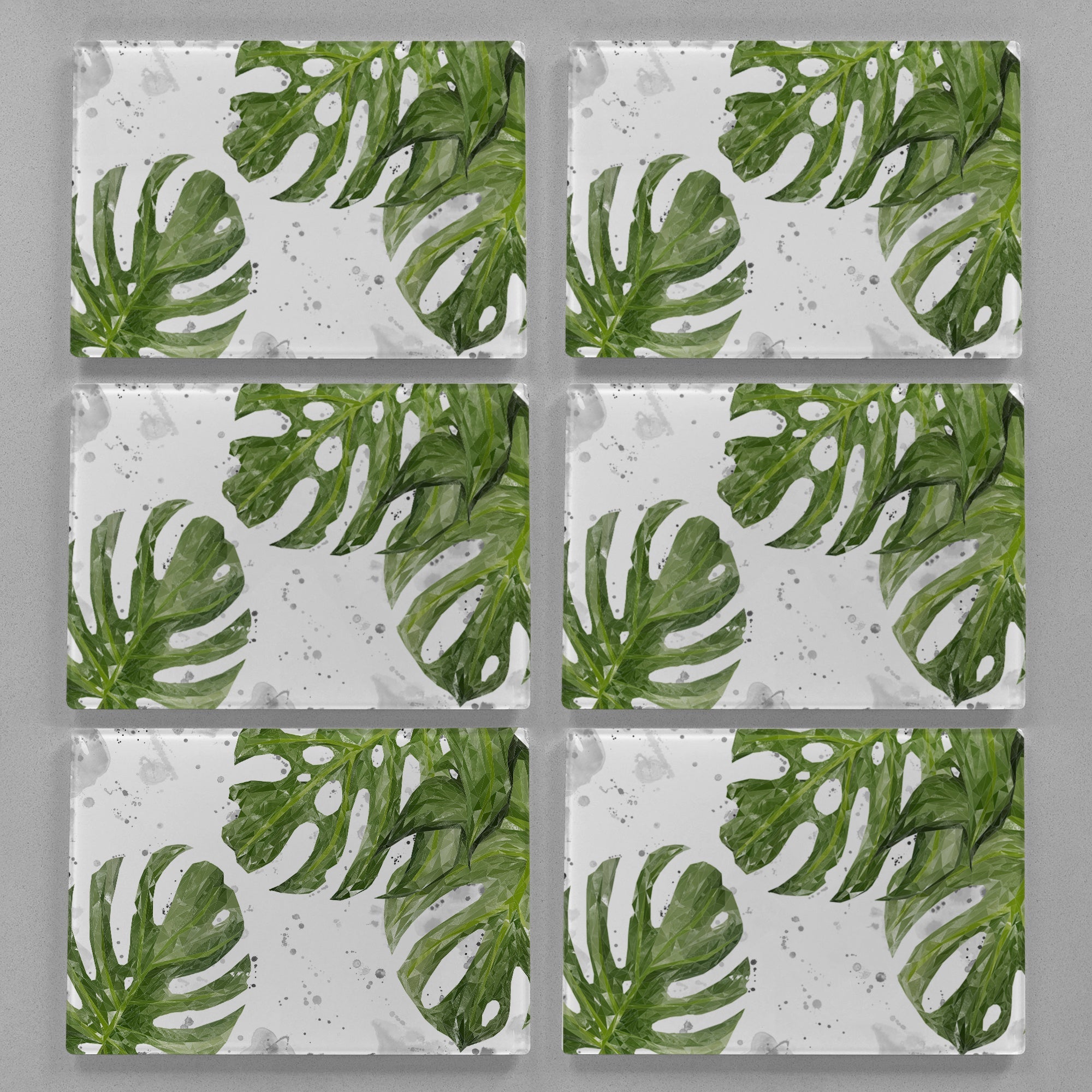 "Tranquility" Background Splashes Premium Glass Placemat