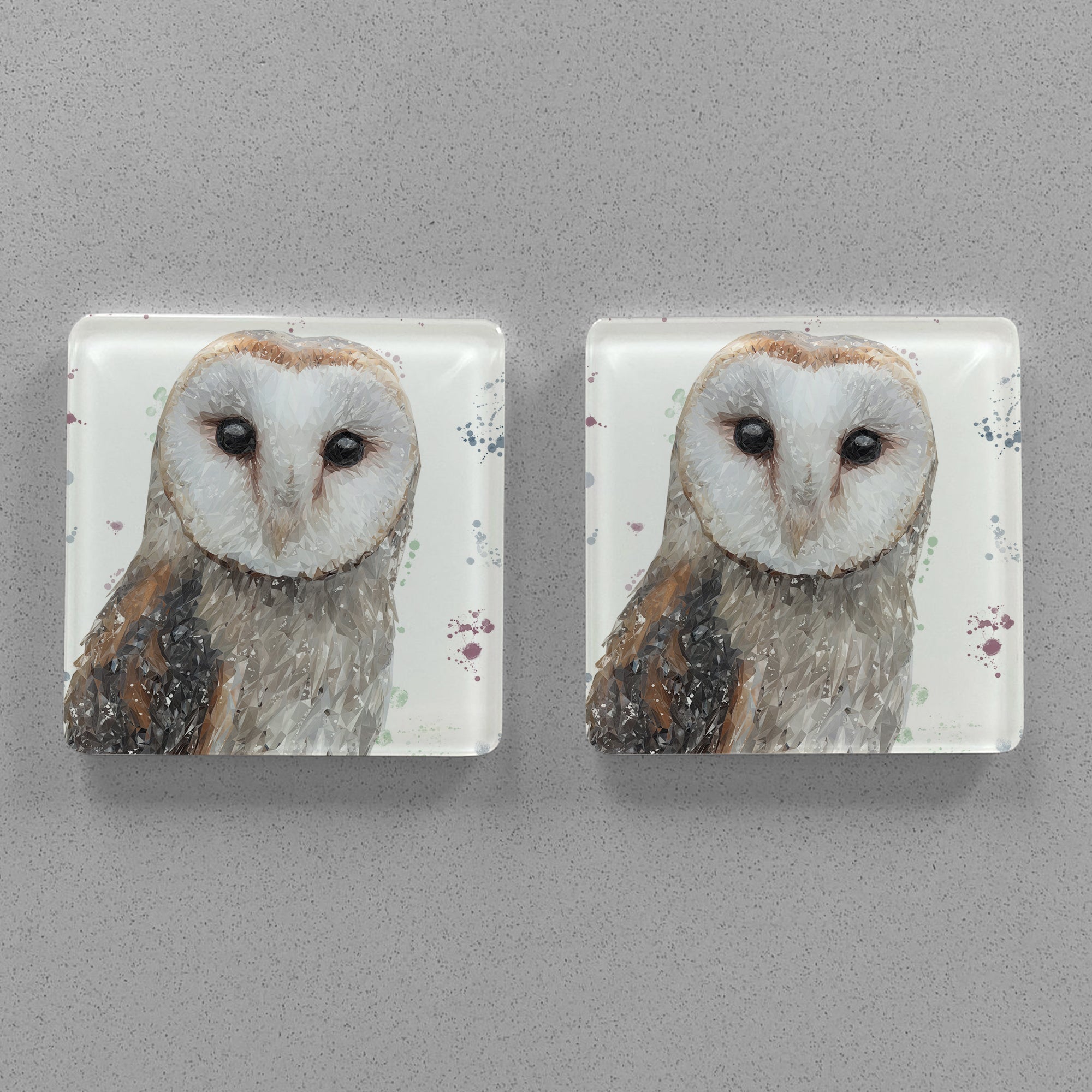 "Whisper" Premium Glass Coasters