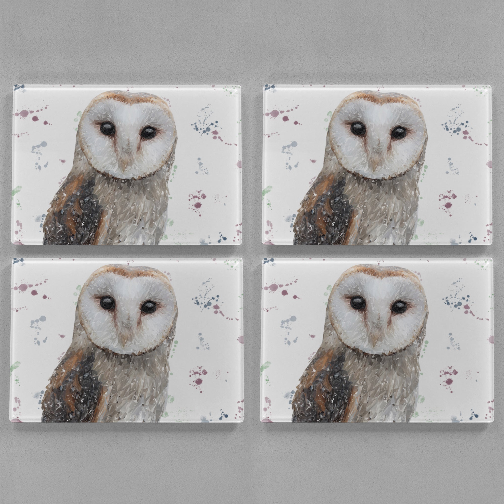 "Whisper" Premium Glass Placemat
