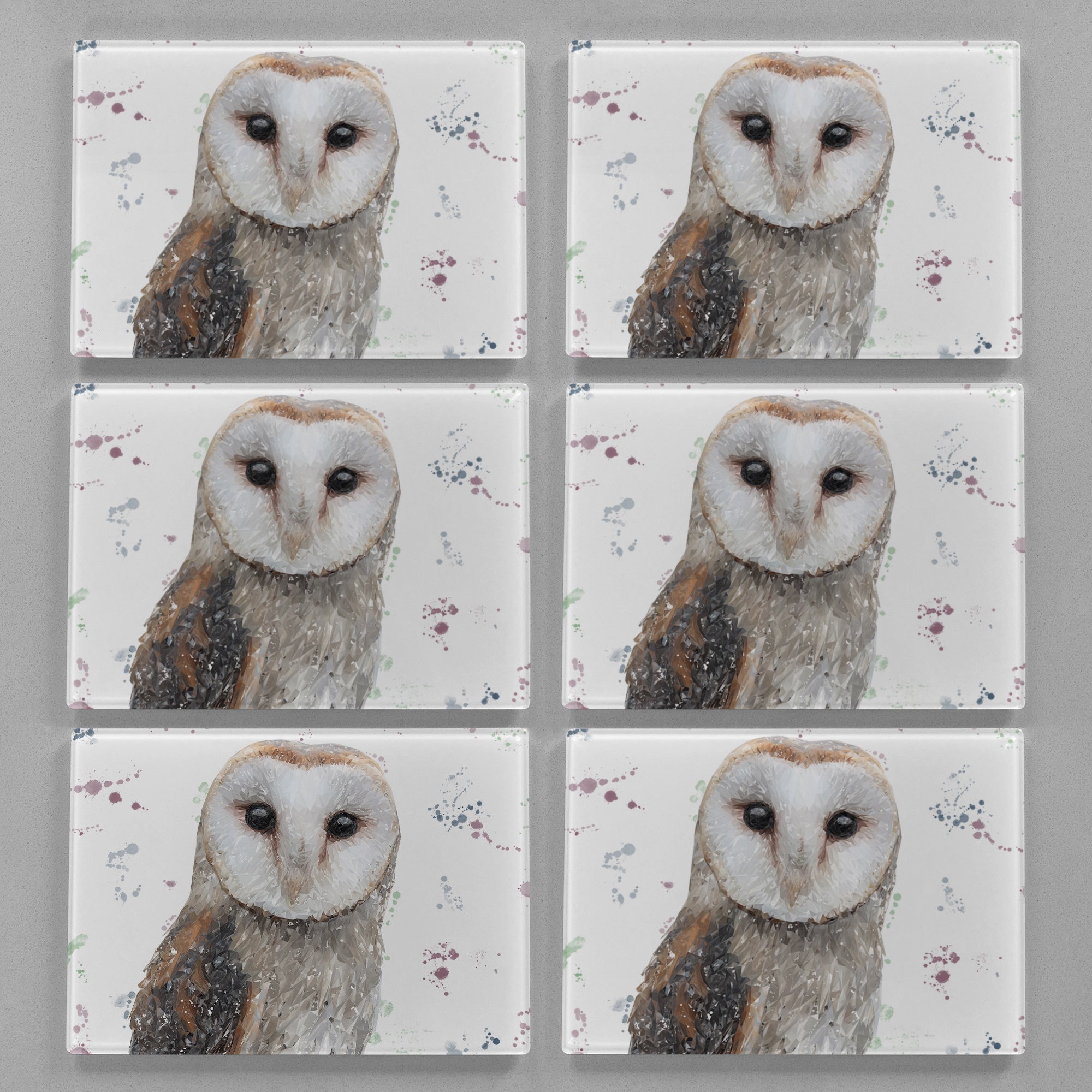 "Whisper" Premium Glass Placemat