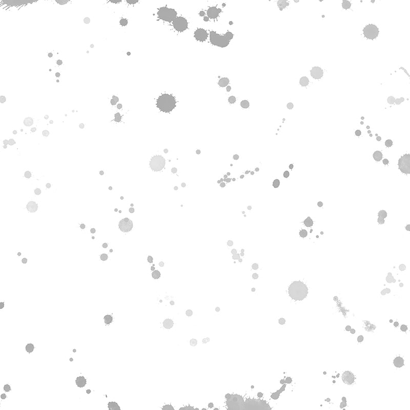 "Millie" Grey Background Splashes Accent Premium Glass Coasters