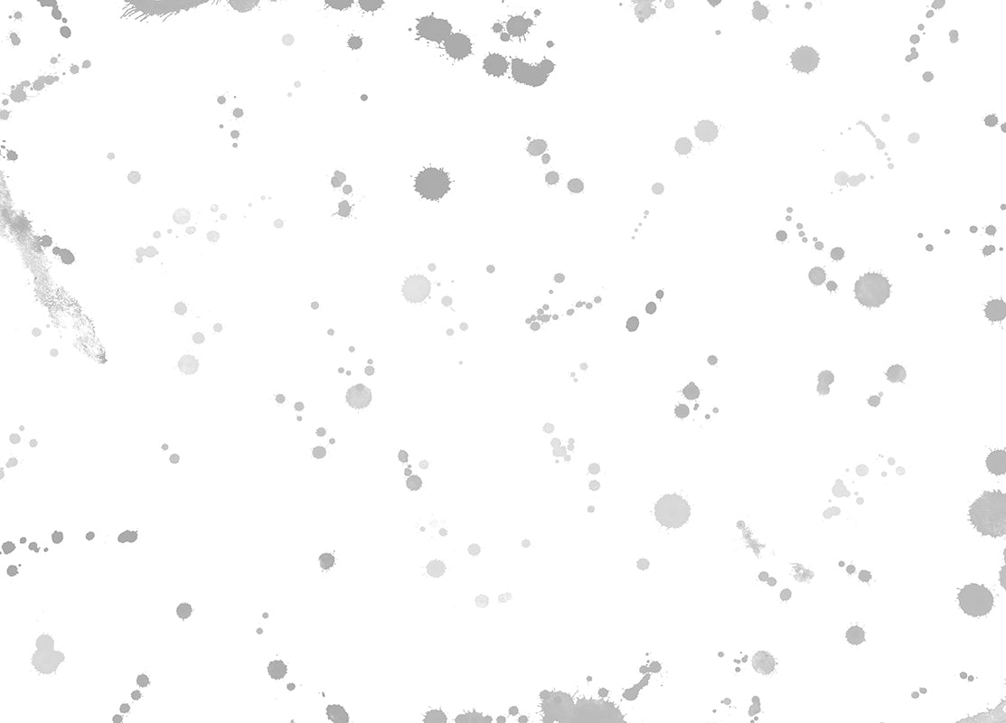 "Millie" Grey Background Splashes Accent Premium Glass Placemat