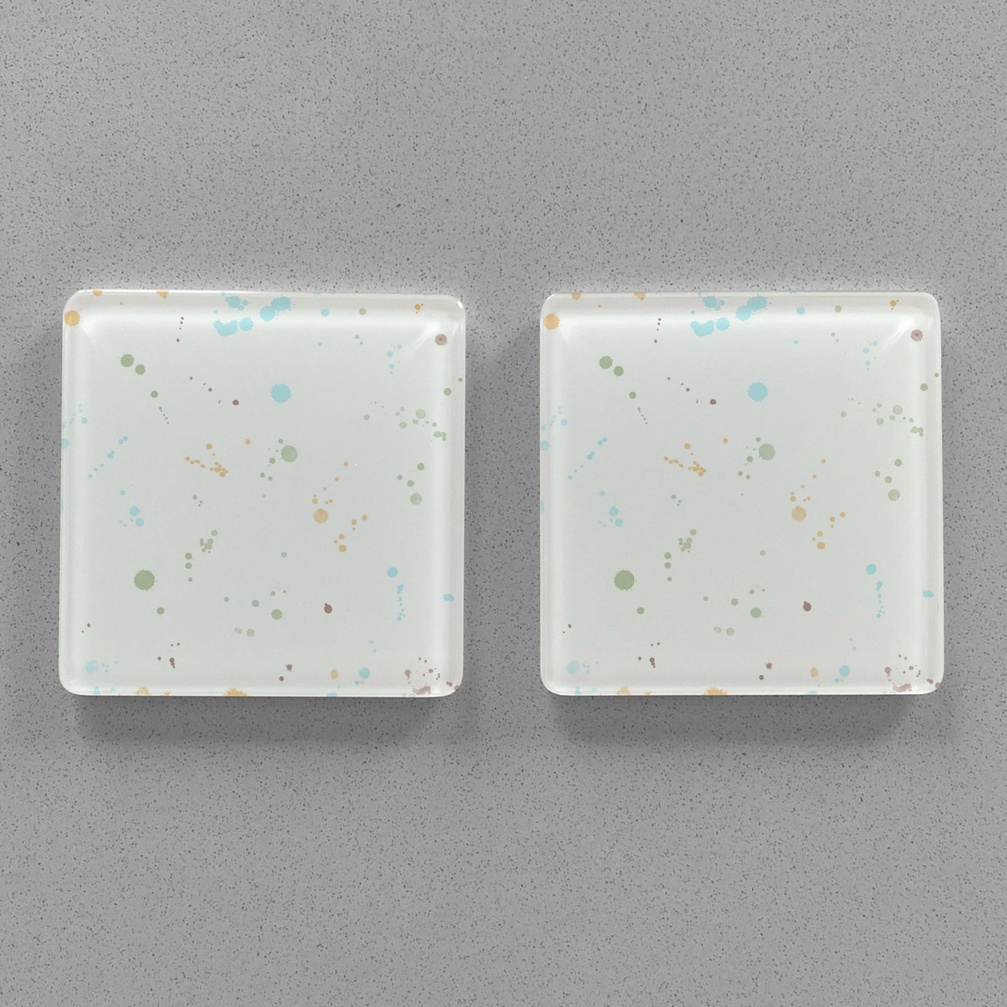 "Mac" Accent Premium Glass Coasters