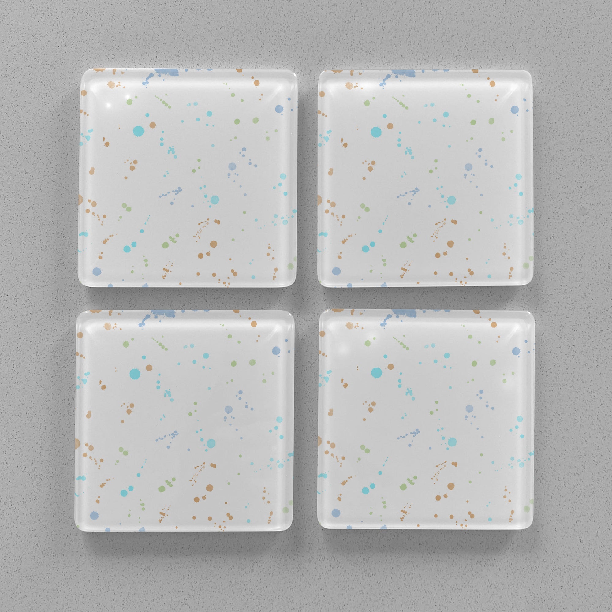 "A Mother's Love" Accent Premium Glass Coasters