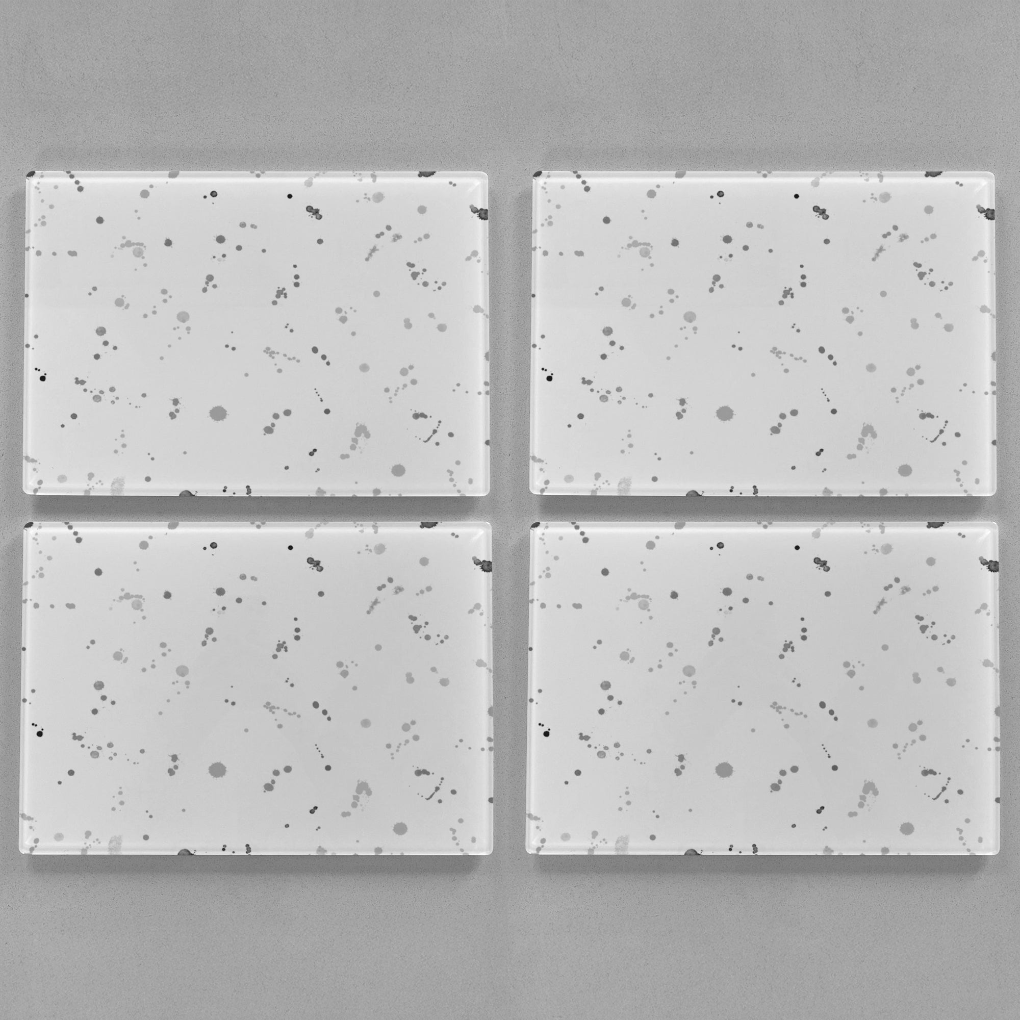 "The Hare" (B&W) Accent Premium Glass Placemat