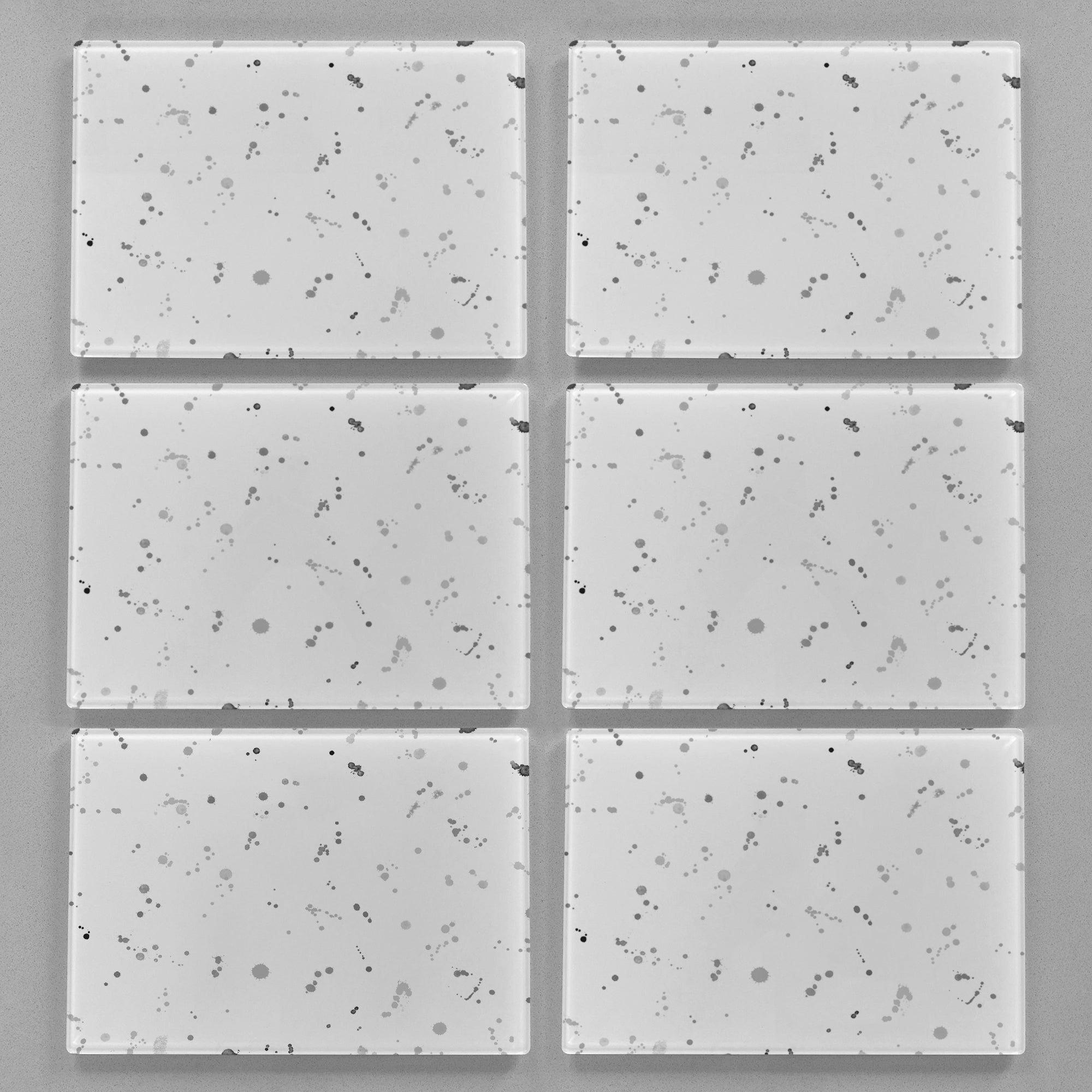 "The Hare" (B&W) Accent Premium Glass Placemat