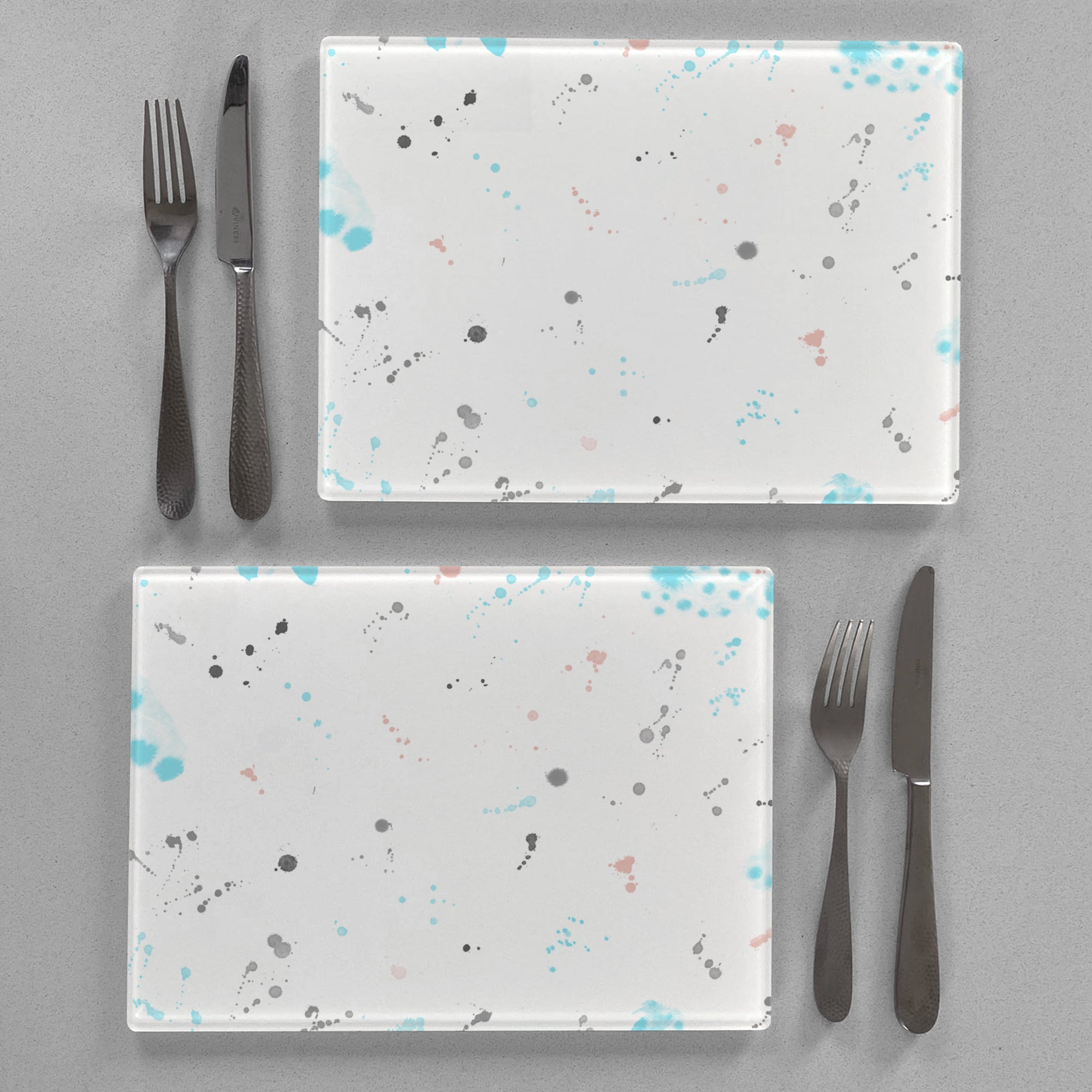 "Harriet" Accent Premium Glass Placemat