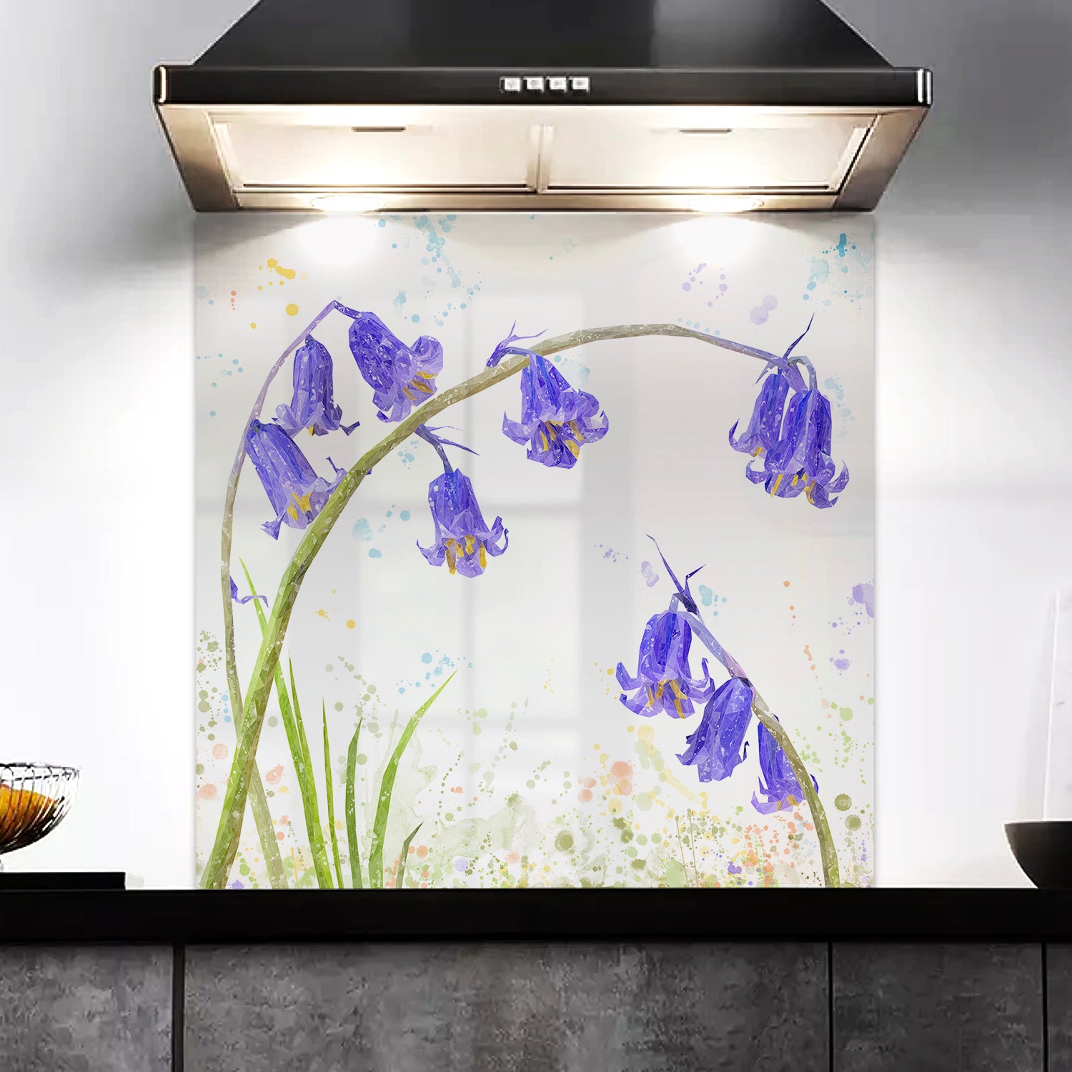 "Bluebells" Kitchen Splashback