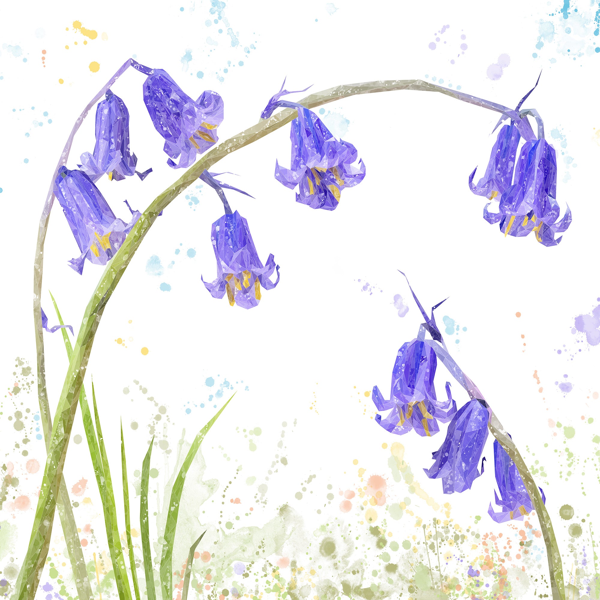 "Bluebells" Kitchen Splashback