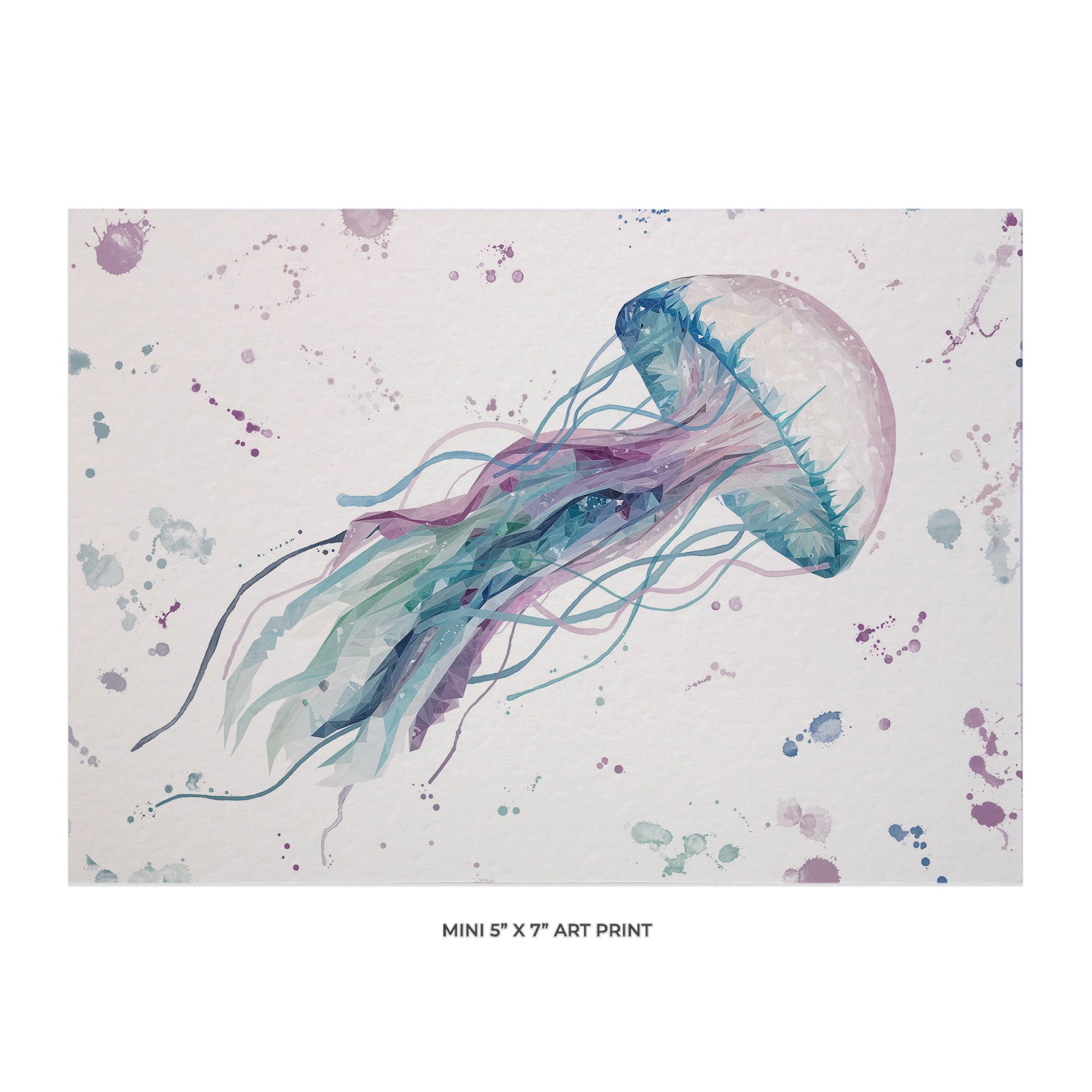 "Ophelia" Jellyfish 5x7 Mini Print - Andy Thomas Artworks