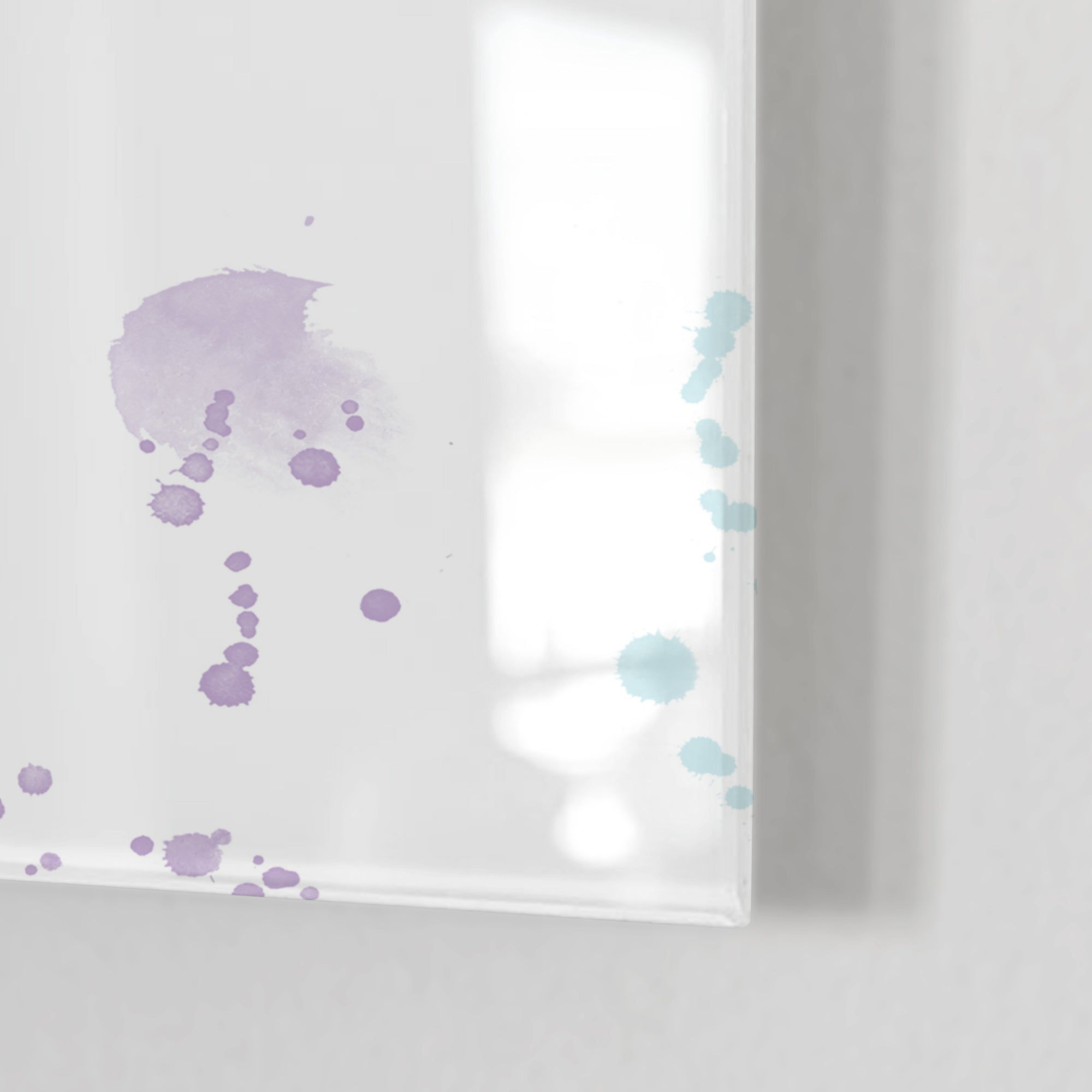 NEW! "On the Lookout" The Kingfisher (grey background) Glass Wall Art - Andy Thomas Artworks