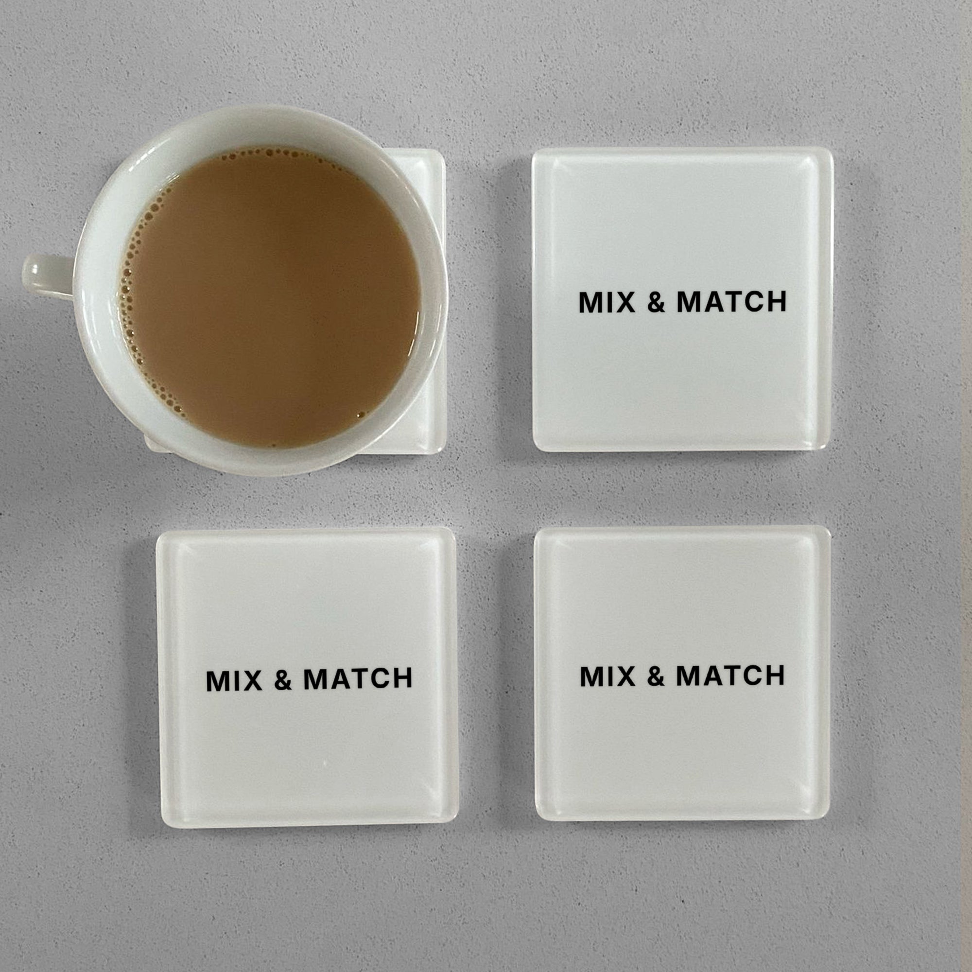 Mix & Match Premium Glass Coasters