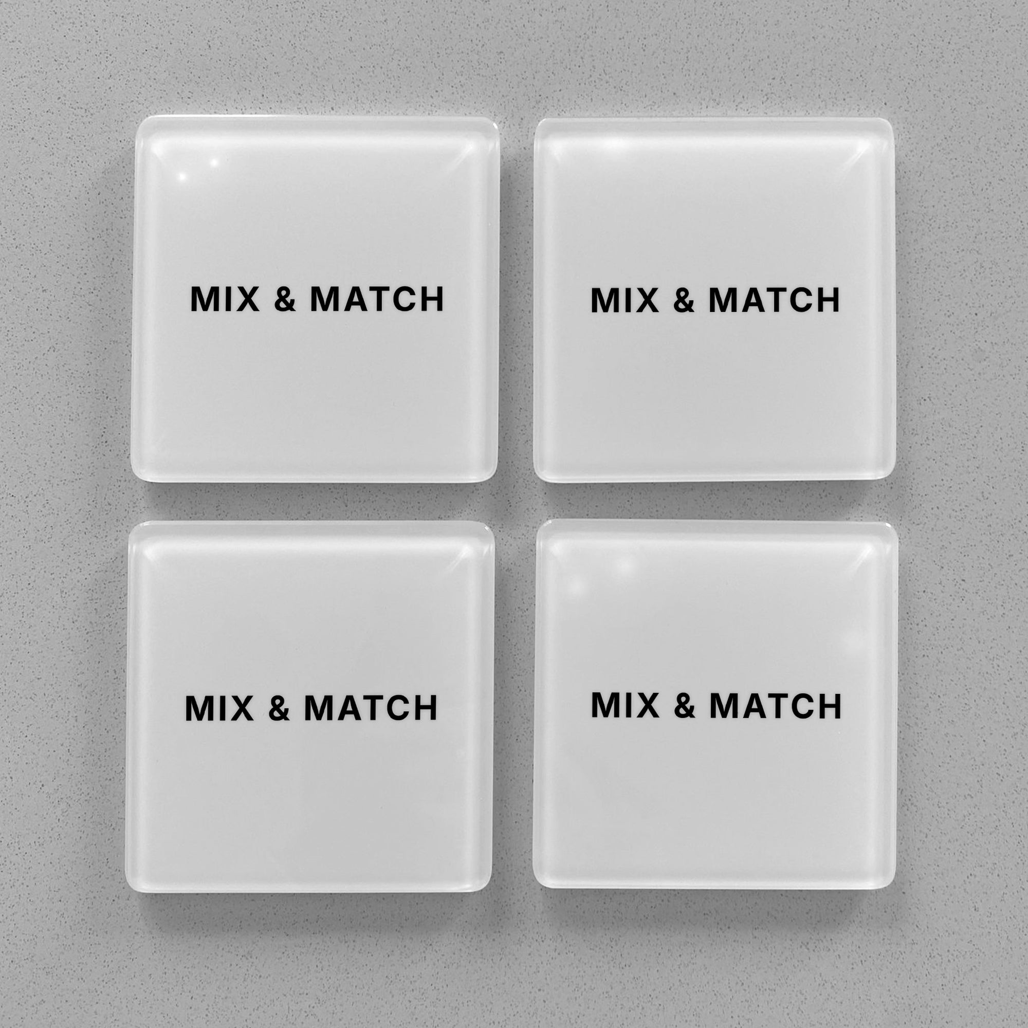 Mix & Match Premium Glass Coasters