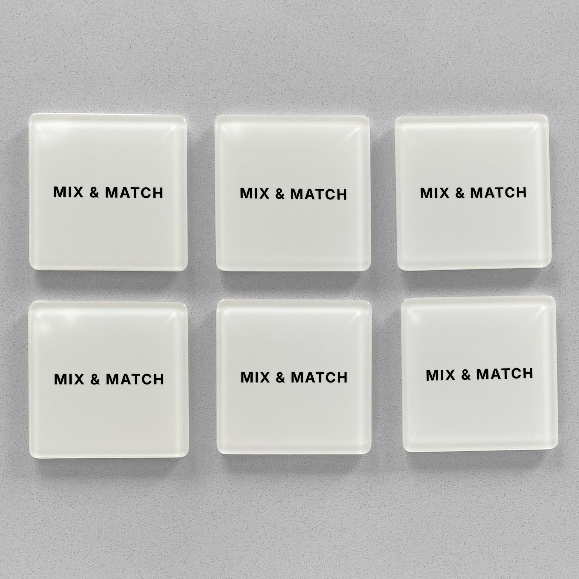 Mix & Match Premium Glass Coasters