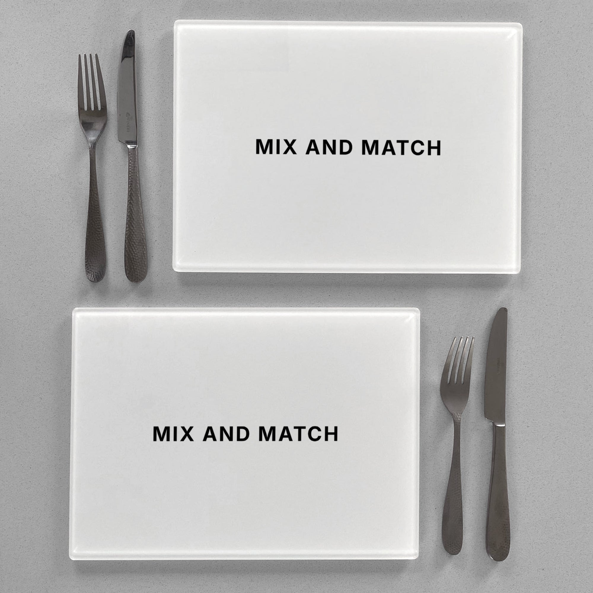 Mix & Match Premium Glass Placemat