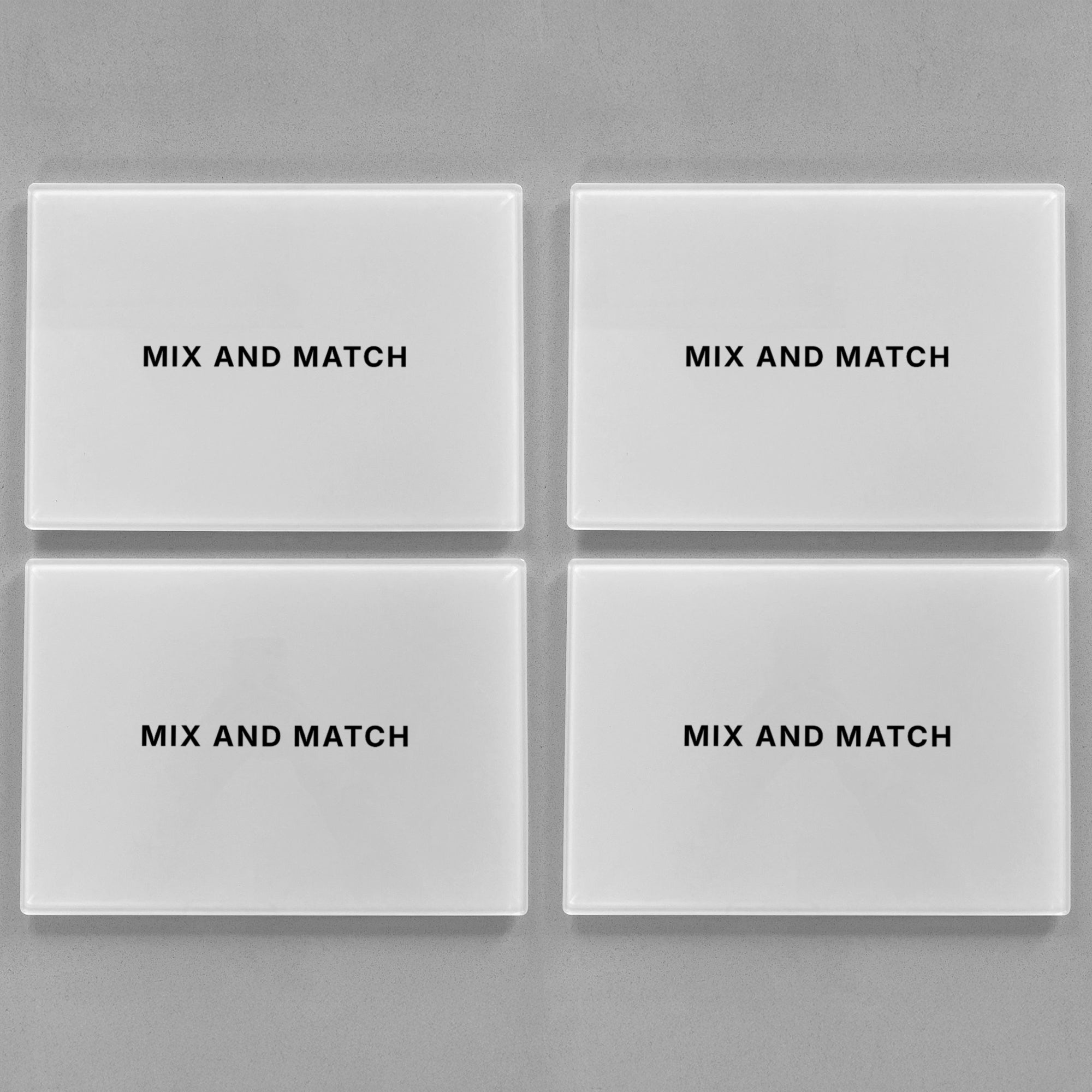 Mix & Match Premium Glass Placemat