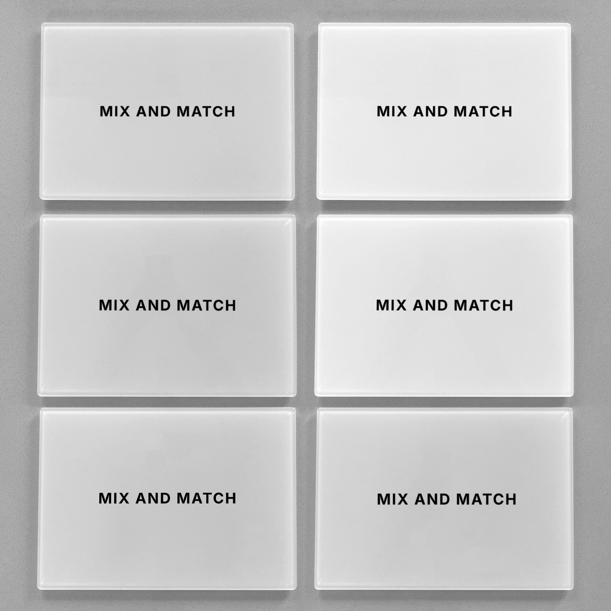 Mix & Match Premium Glass Placemat