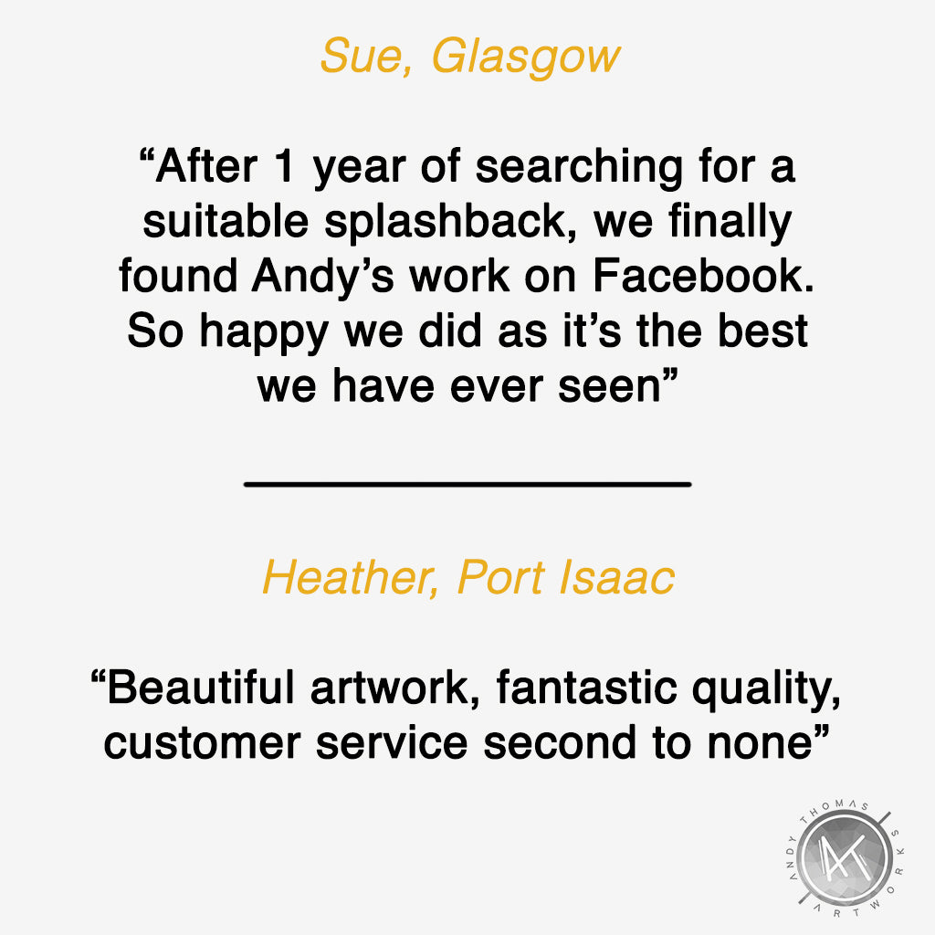 "Highland Honey" The Bee & The Thistle Kitchen Splashback