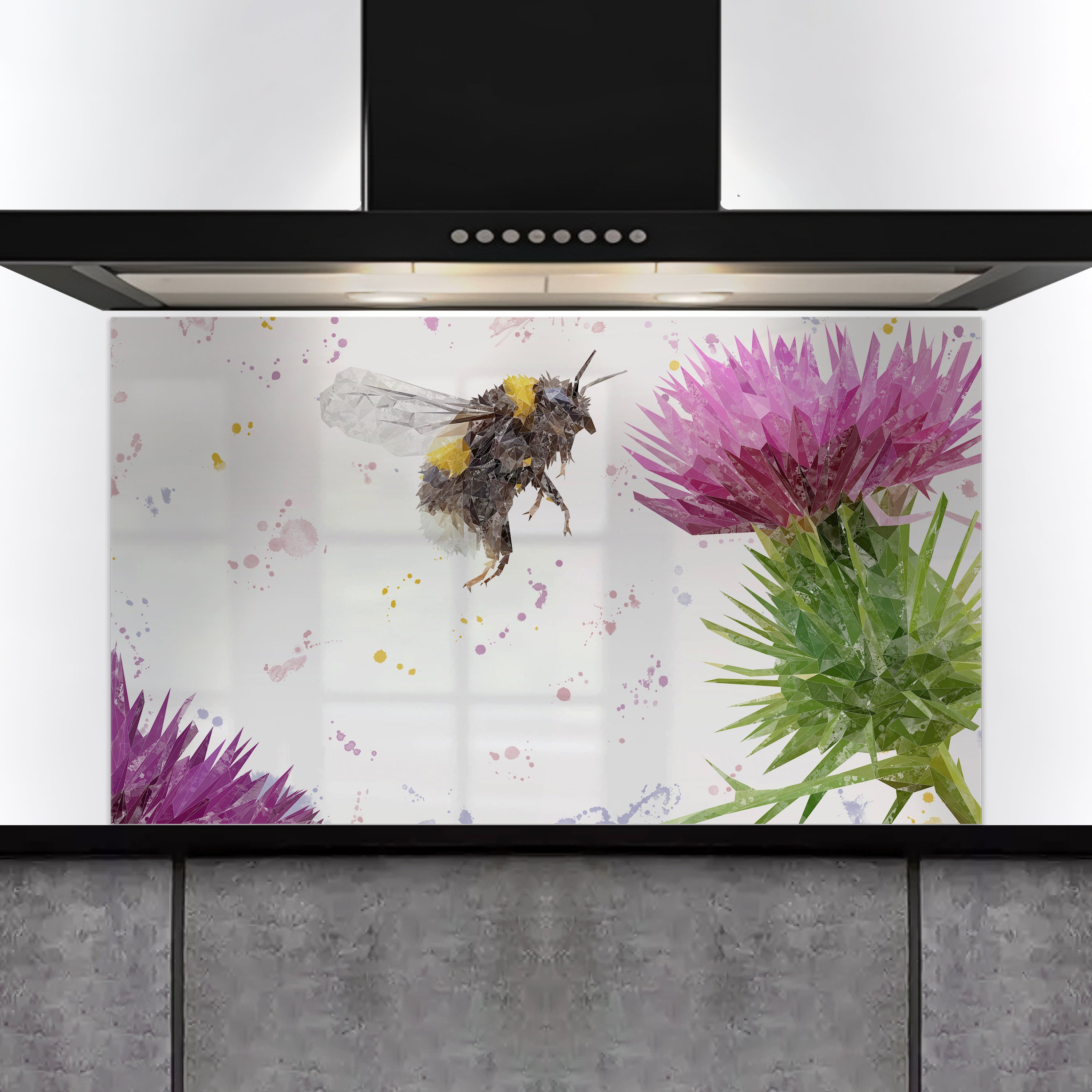 Custom Listing for WK - Highland Honey Rework 1300mm wide X 750mm high - SCREWHOLES