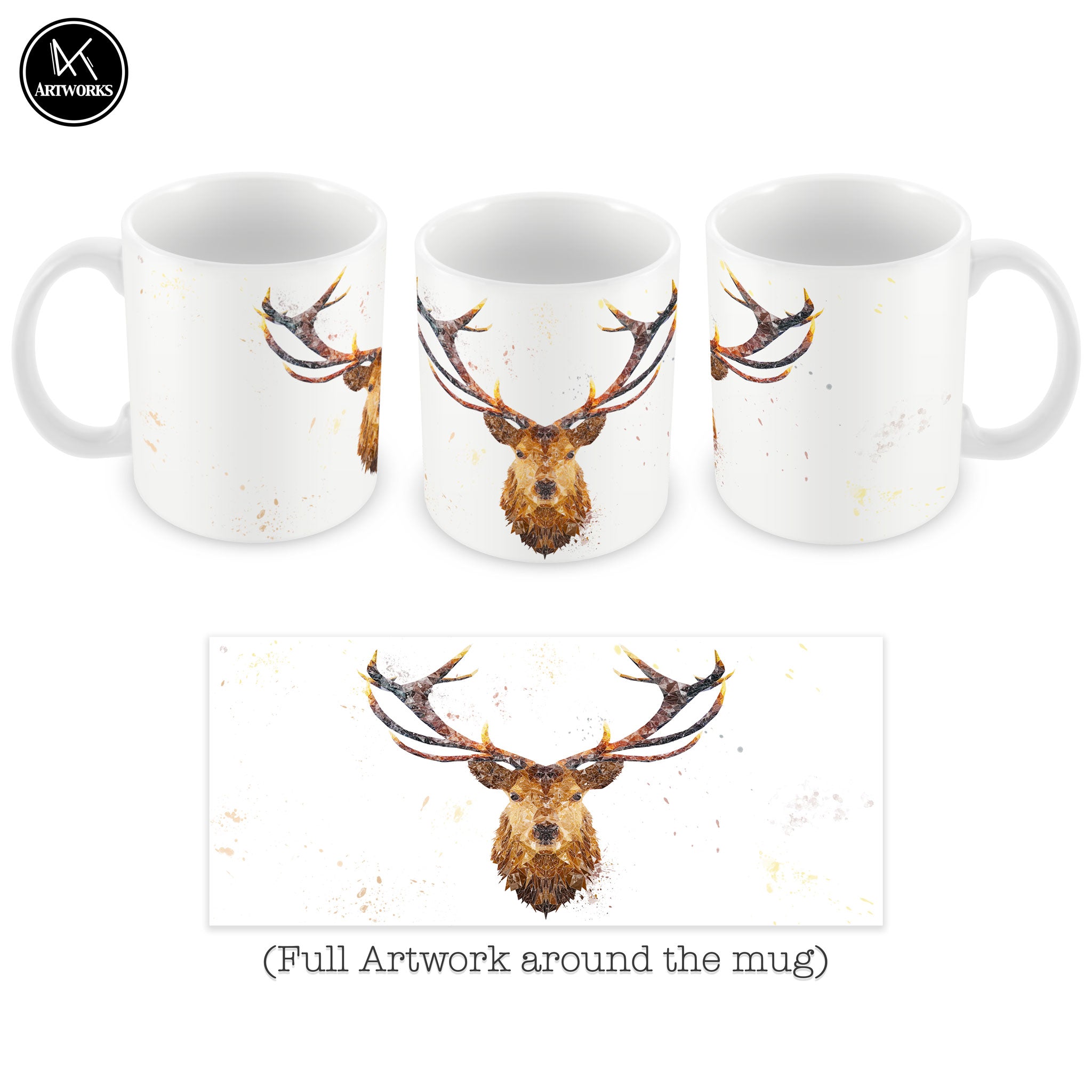 "The Stag" Mug - Andy Thomas Artworks