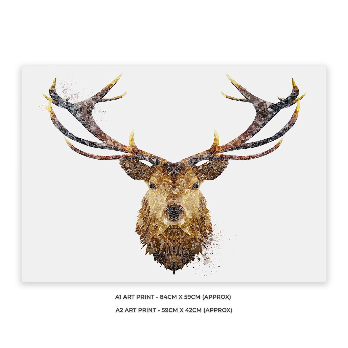 "The Stag" Unframed Art Print - Andy Thomas Artworks