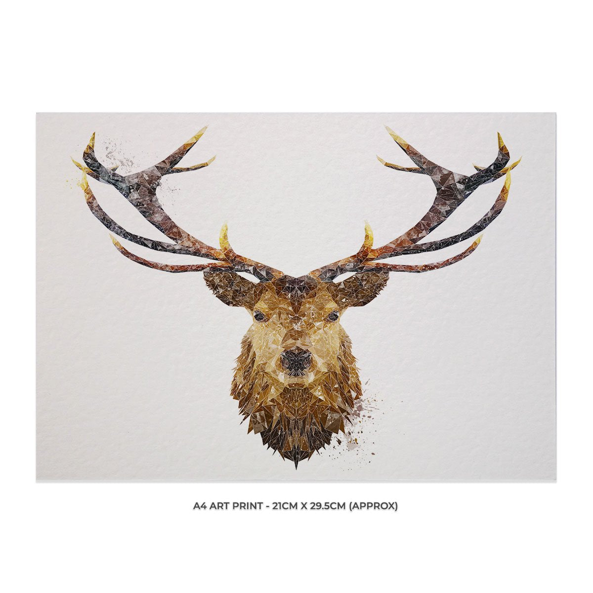 "The Stag" Unframed Art Print - Andy Thomas Artworks