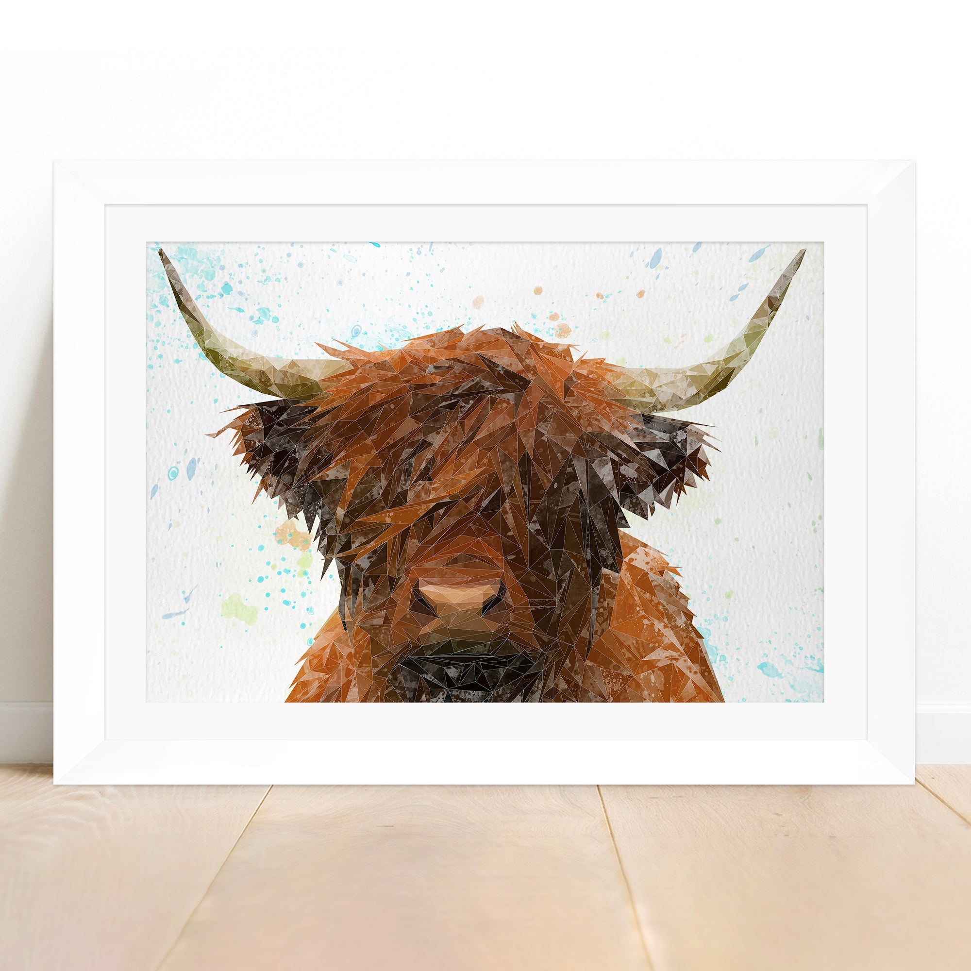 "The Highland" Highland Cow Framed & Mounted Art Print