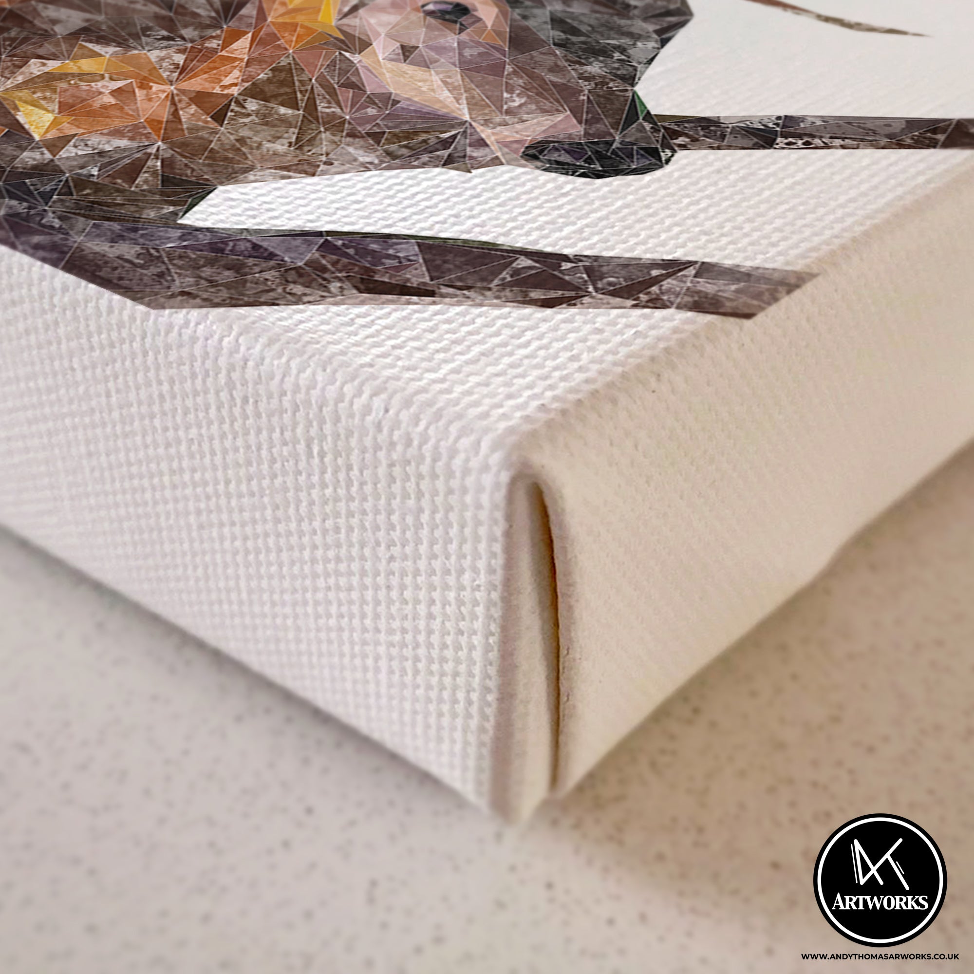 "The Showdown" Rutting Stags Canvas Print