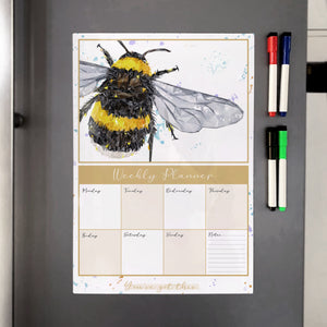 The Bee A3 Magnetic weekly planner
