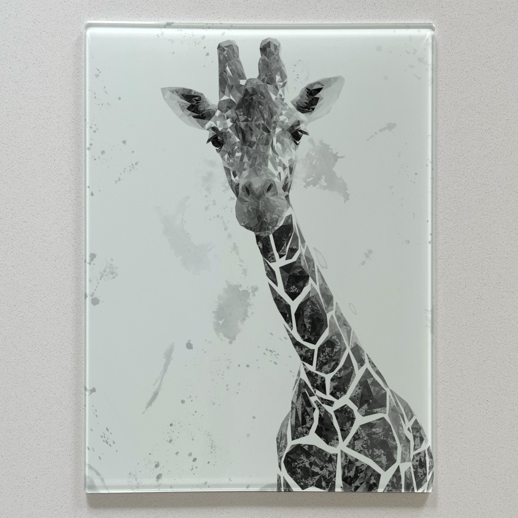 George Black & White, Portrait, Premium Glass Worktop Saver