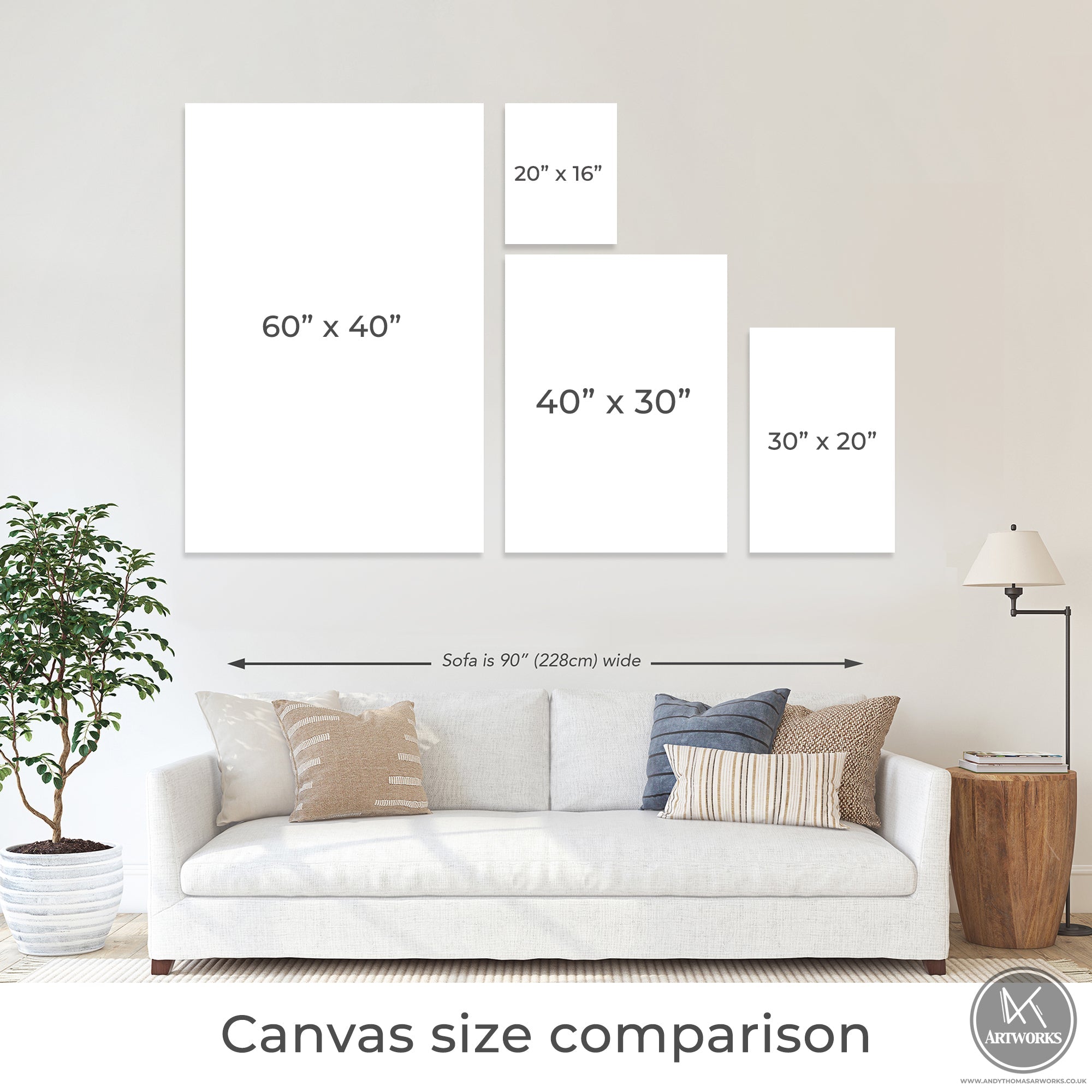 The Thistle (Portrait) Canvas Print